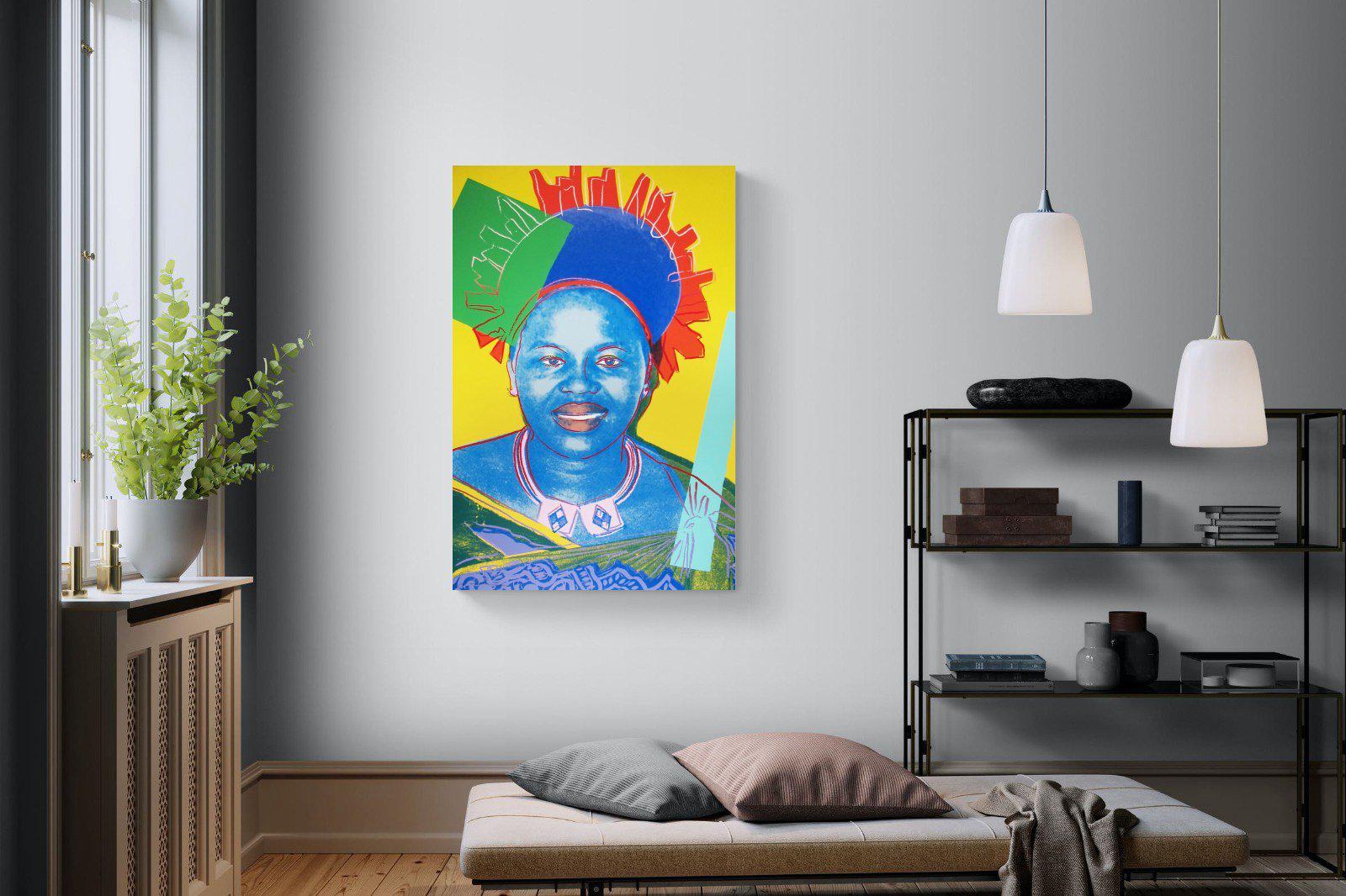 Queen Ntombi-Wall_Art-100 x 150cm-Mounted Canvas-No Frame-Pixalot