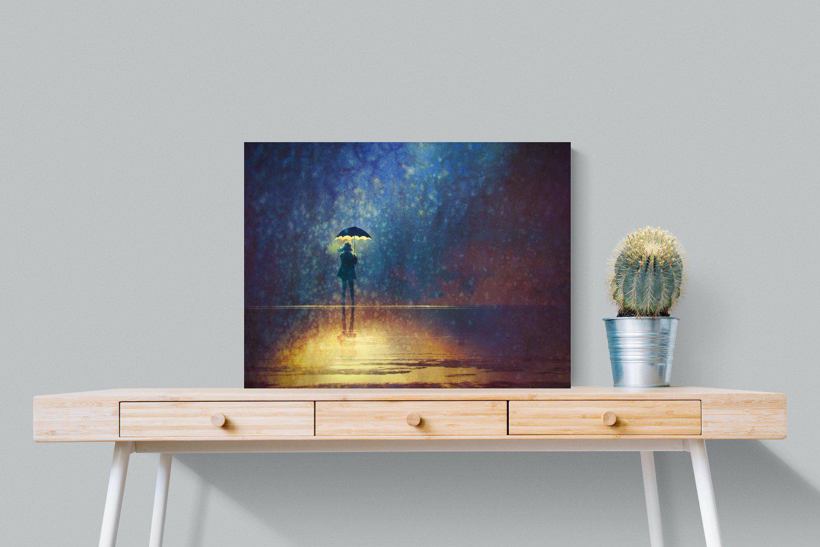 Rain Art-Wall_Art-80 x 60cm-Mounted Canvas-No Frame-Pixalot