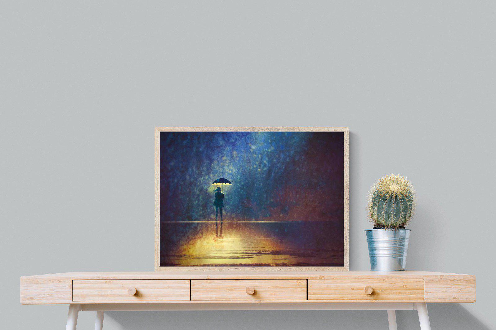 Rain Art-Wall_Art-80 x 60cm-Mounted Canvas-Wood-Pixalot