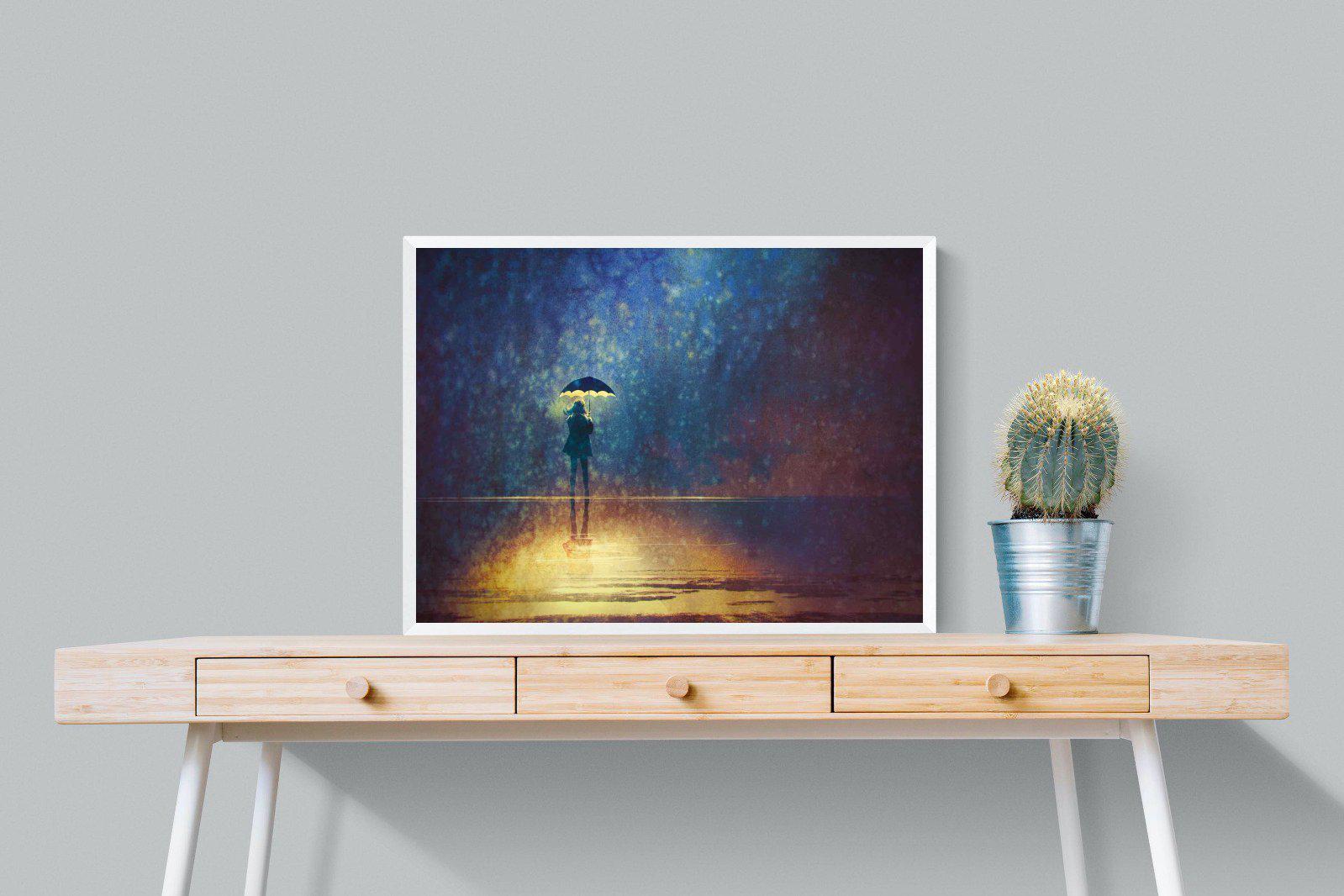 Rain Art-Wall_Art-80 x 60cm-Mounted Canvas-White-Pixalot