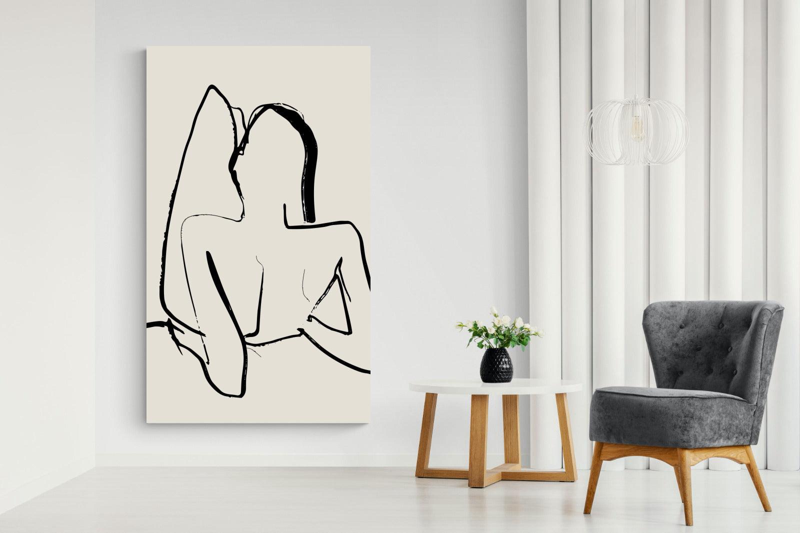 Reclined-Wall_Art-130 x 220cm-Mounted Canvas-No Frame-Pixalot