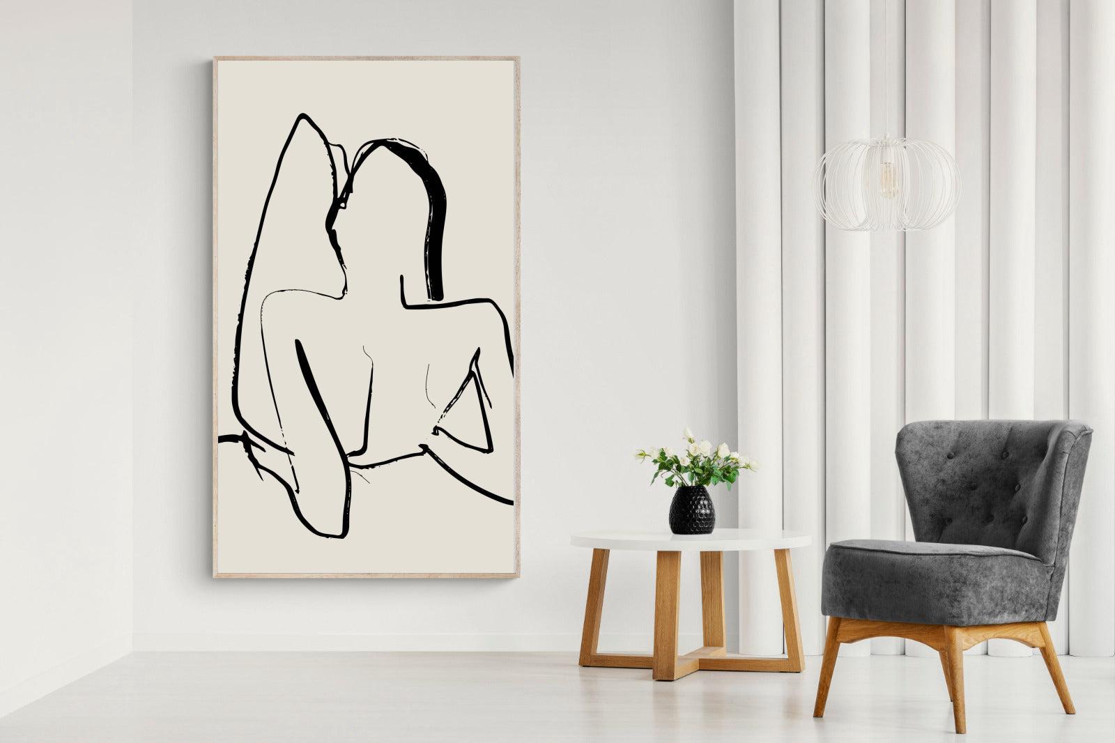 Reclined-Wall_Art-130 x 220cm-Mounted Canvas-Wood-Pixalot