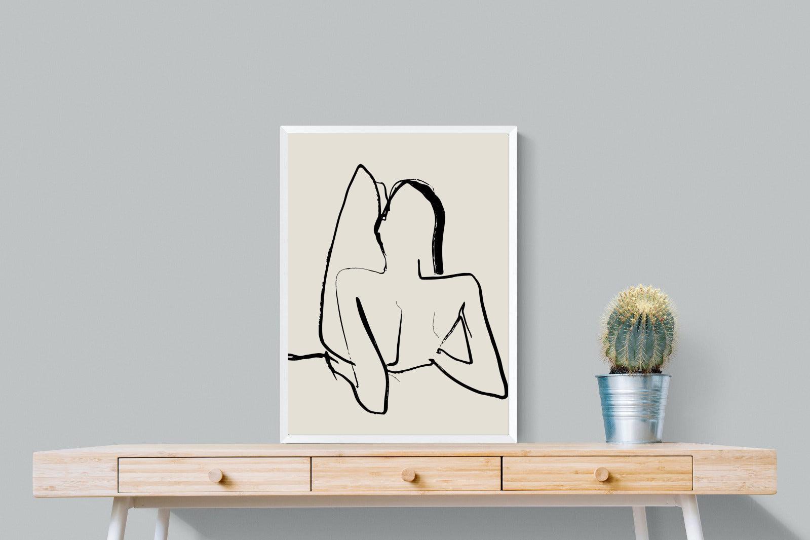 Reclined-Wall_Art-60 x 80cm-Mounted Canvas-White-Pixalot