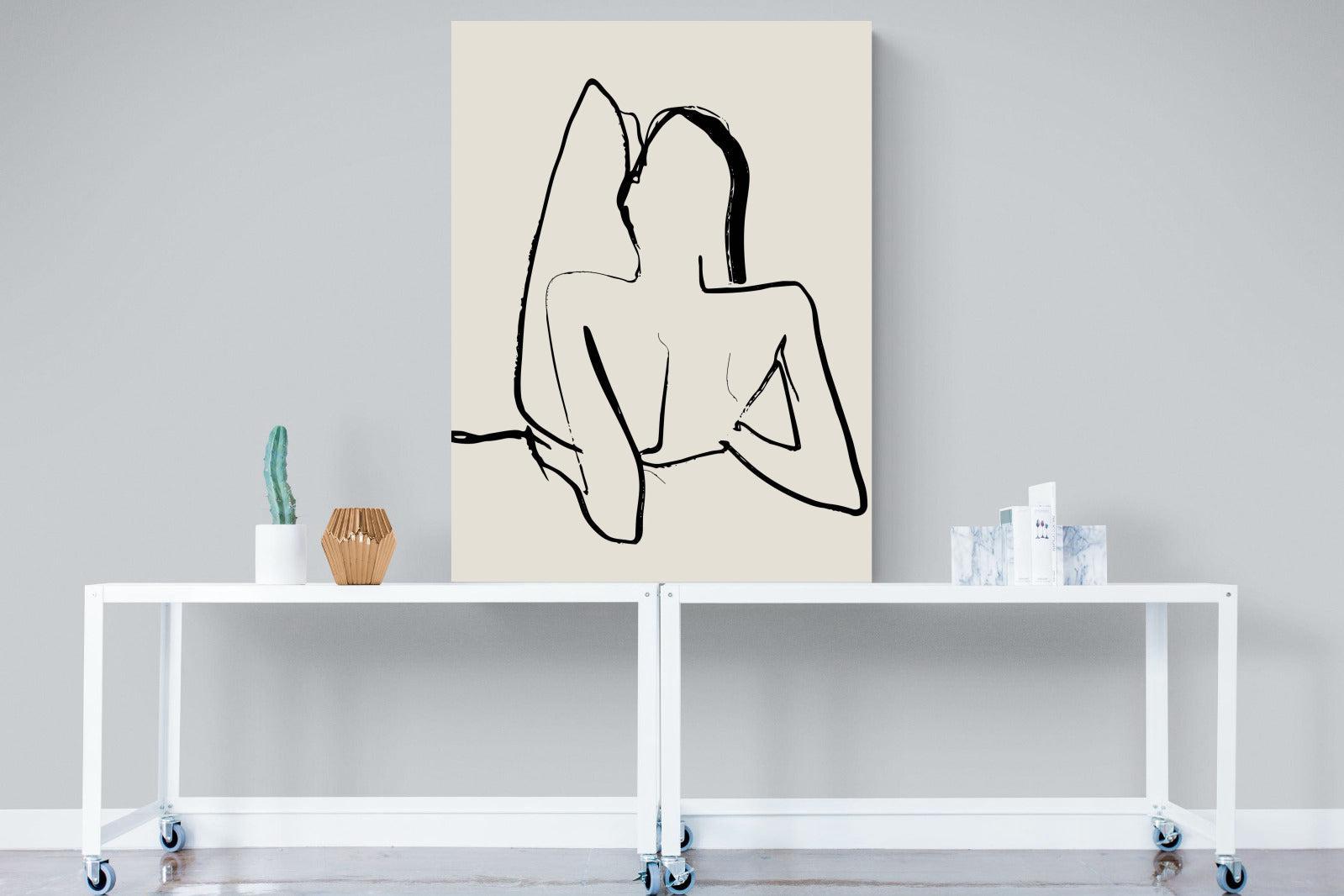 Reclined-Wall_Art-90 x 120cm-Mounted Canvas-No Frame-Pixalot