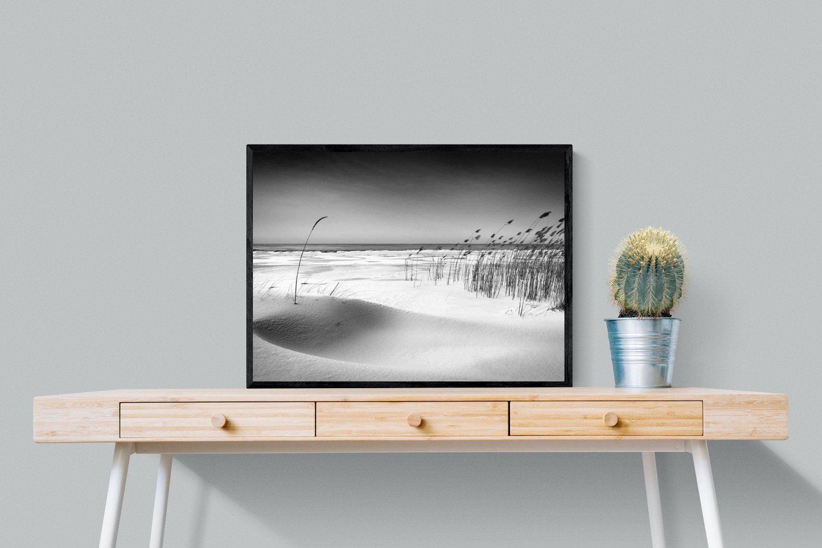 Reeds-Wall_Art-80 x 60cm-Mounted Canvas-Black-Pixalot