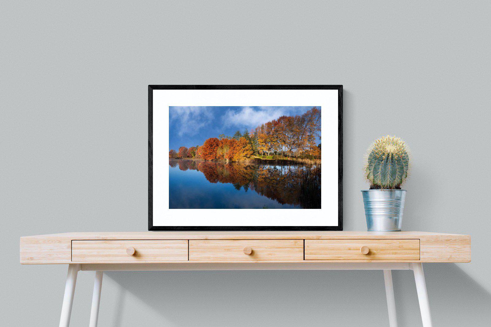 Reflection-Wall_Art-80 x 60cm-Framed Print-Black-Pixalot