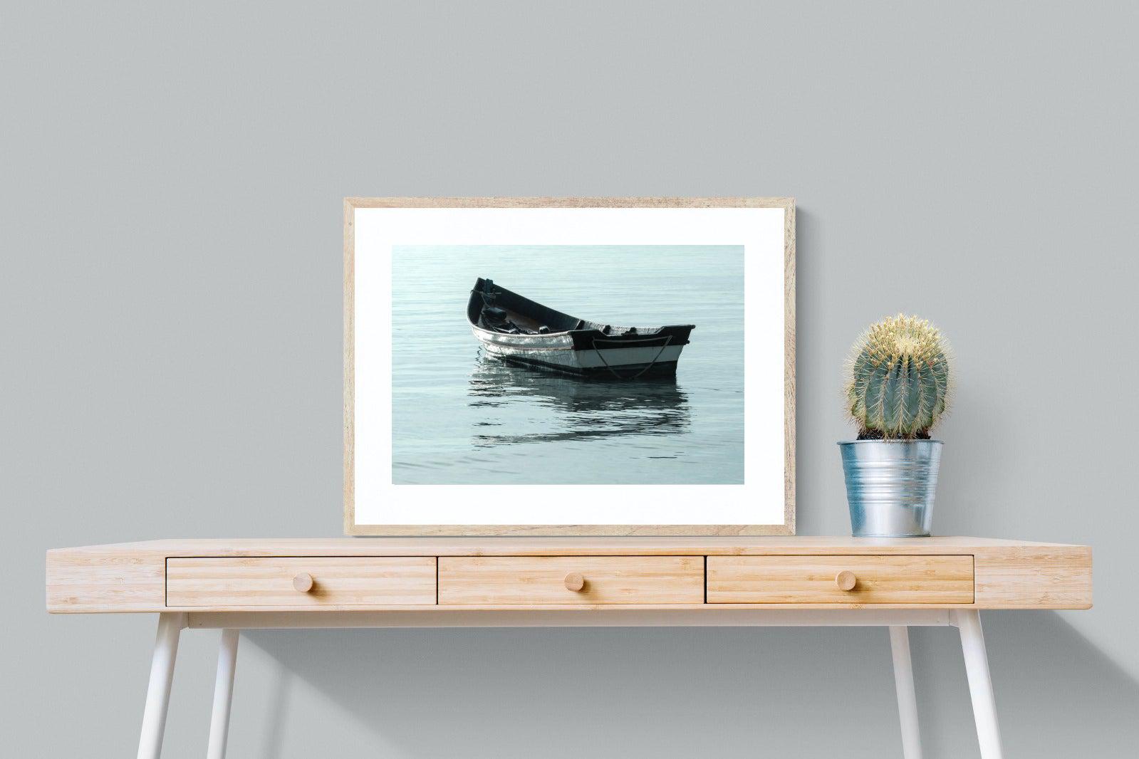 Reflective Row-Wall_Art-80 x 60cm-Framed Print-Wood-Pixalot