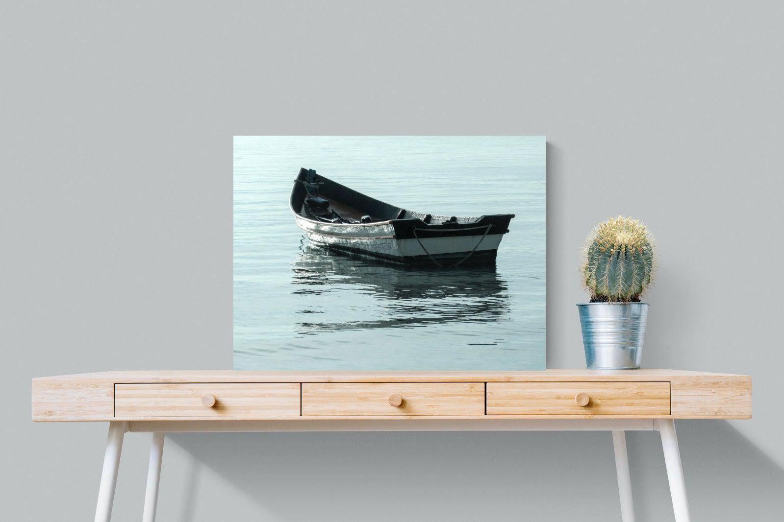 Reflective Row-Wall_Art-80 x 60cm-Mounted Canvas-No Frame-Pixalot