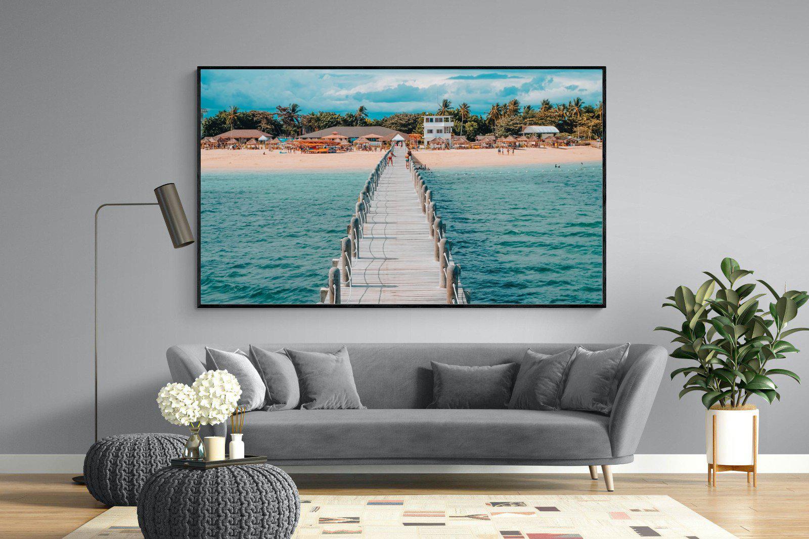 Resort-Wall_Art-220 x 130cm-Mounted Canvas-Black-Pixalot