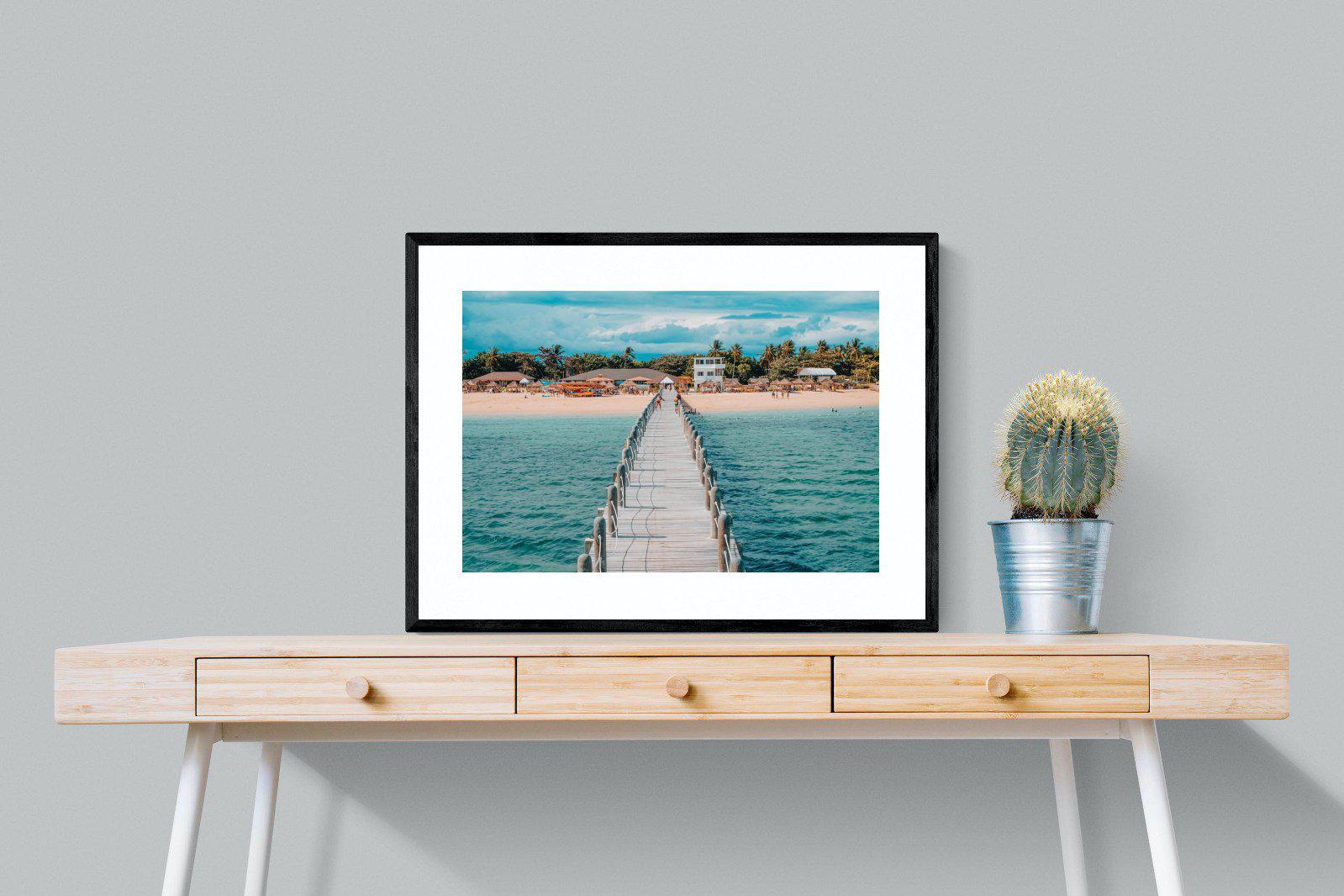 Resort-Wall_Art-80 x 60cm-Framed Print-Black-Pixalot