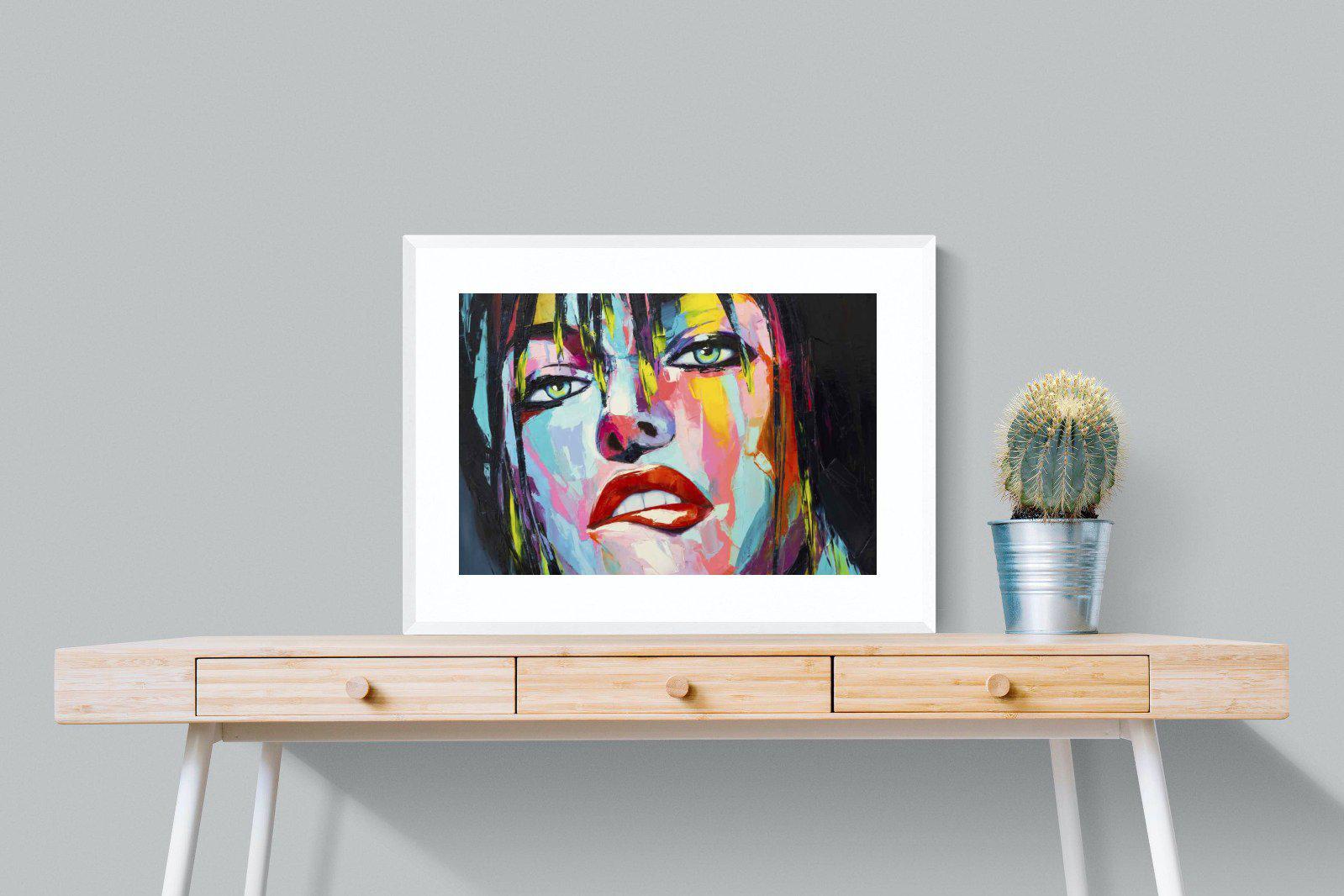 Risky-Wall_Art-80 x 60cm-Framed Print-White-Pixalot