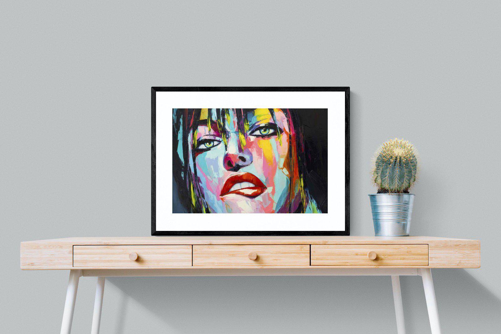 Risky-Wall_Art-80 x 60cm-Framed Print-Black-Pixalot