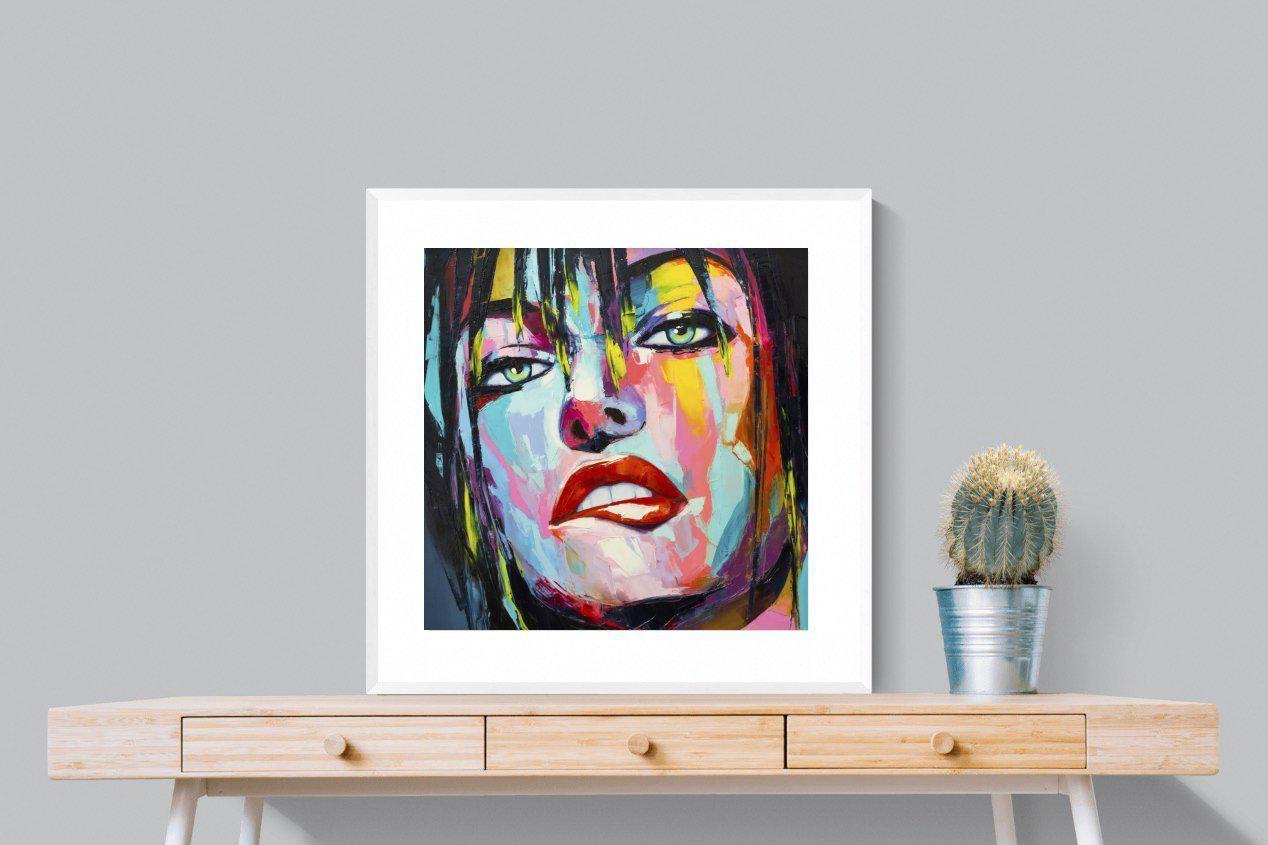 Risky-Wall_Art-80 x 80cm-Framed Print-White-Pixalot