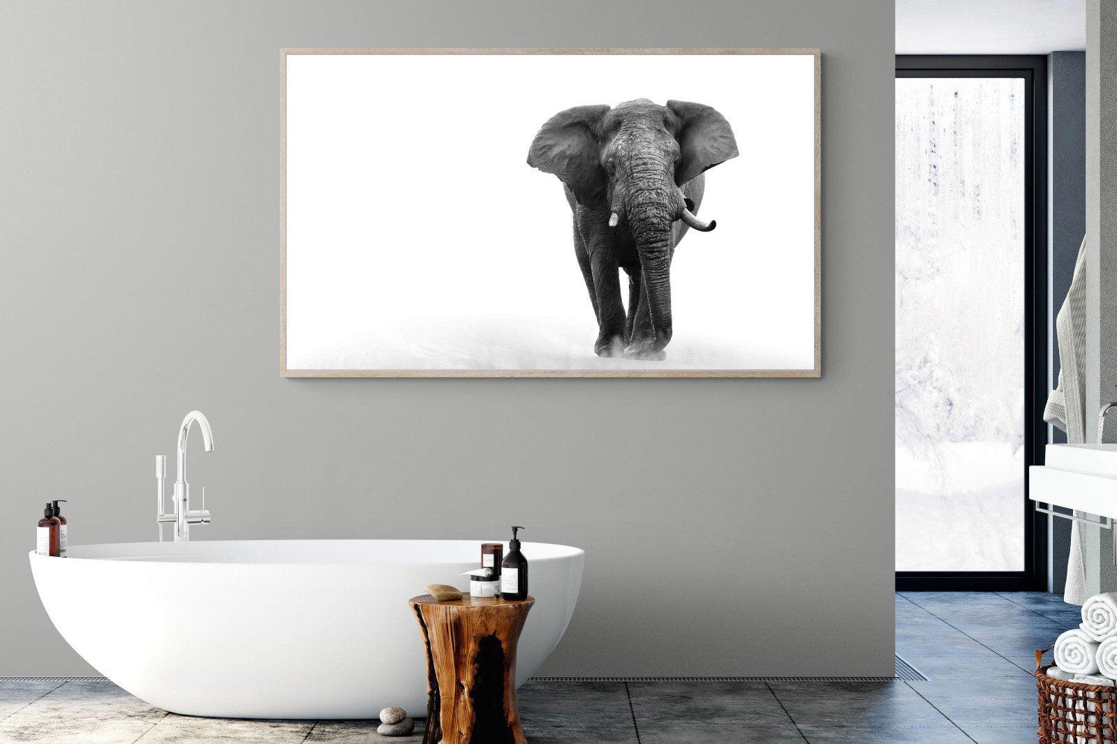 Roaming Bull-Wall_Art-180 x 110cm-Mounted Canvas-Wood-Pixalot