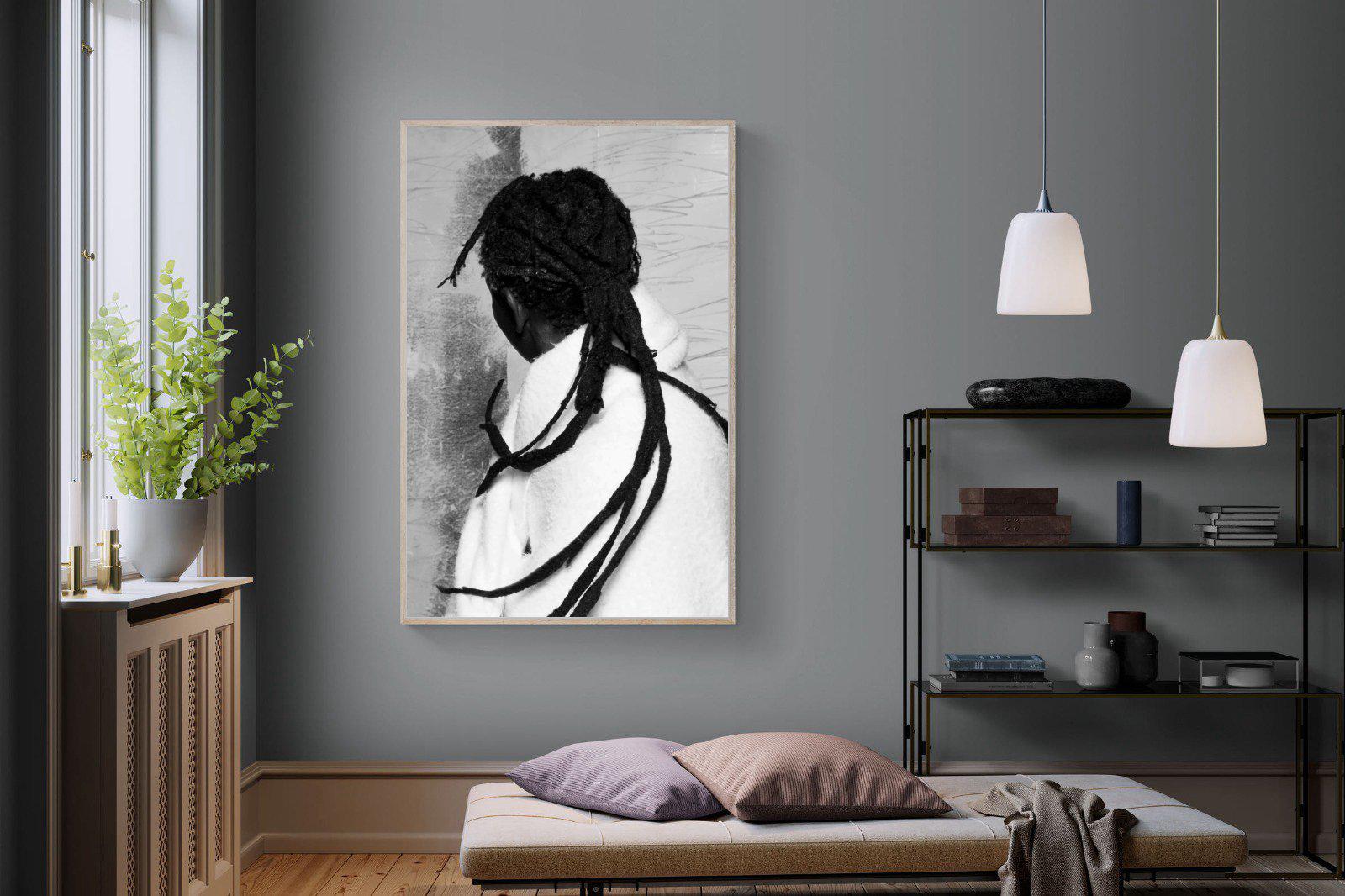 Robed Artist-Wall_Art-120 x 180cm-Mounted Canvas-Wood-Pixalot