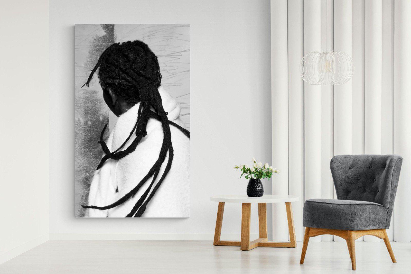 Robed Artist-Wall_Art-130 x 220cm-Mounted Canvas-No Frame-Pixalot