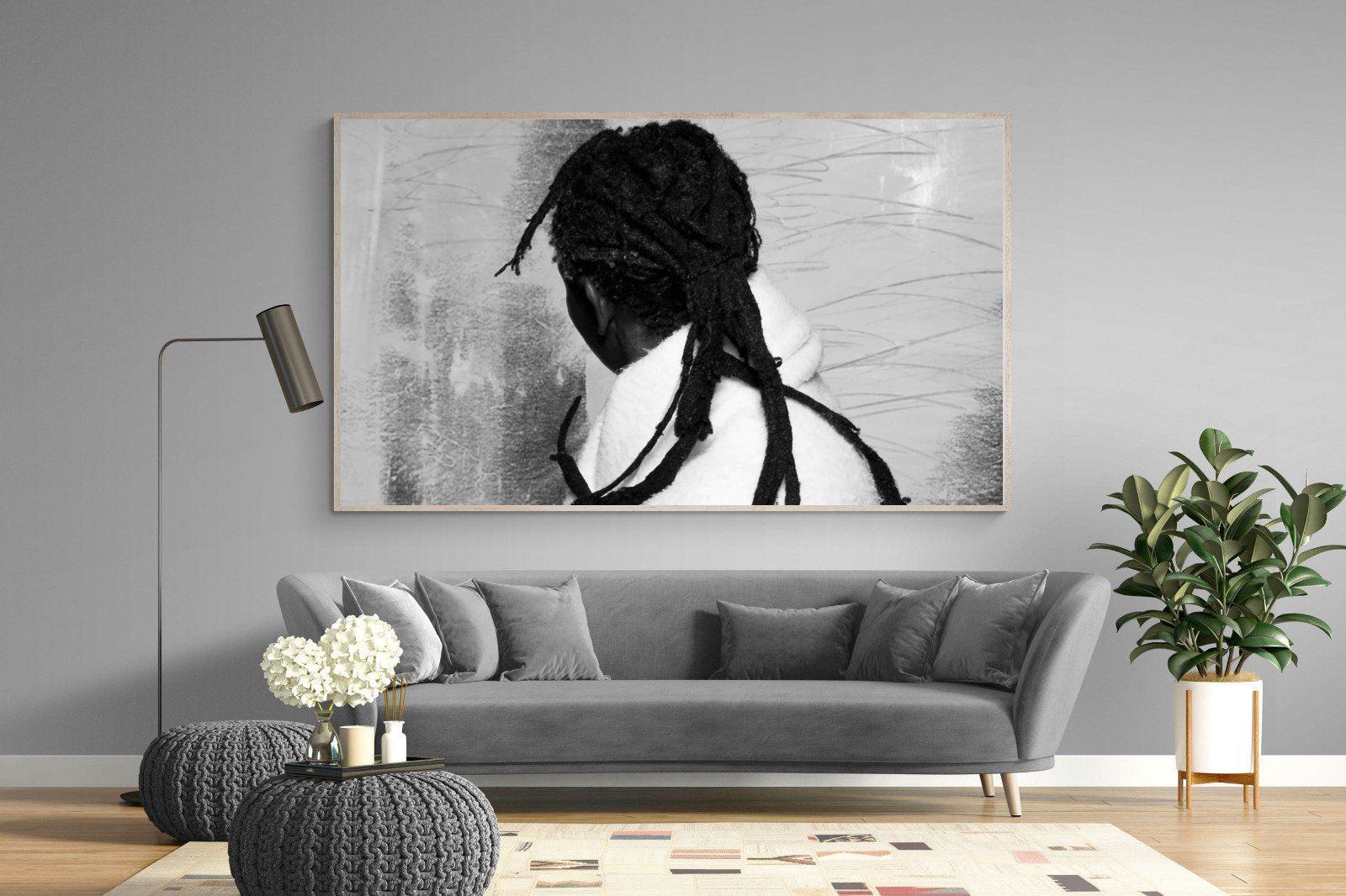 Robed Artist-Wall_Art-220 x 130cm-Mounted Canvas-Wood-Pixalot