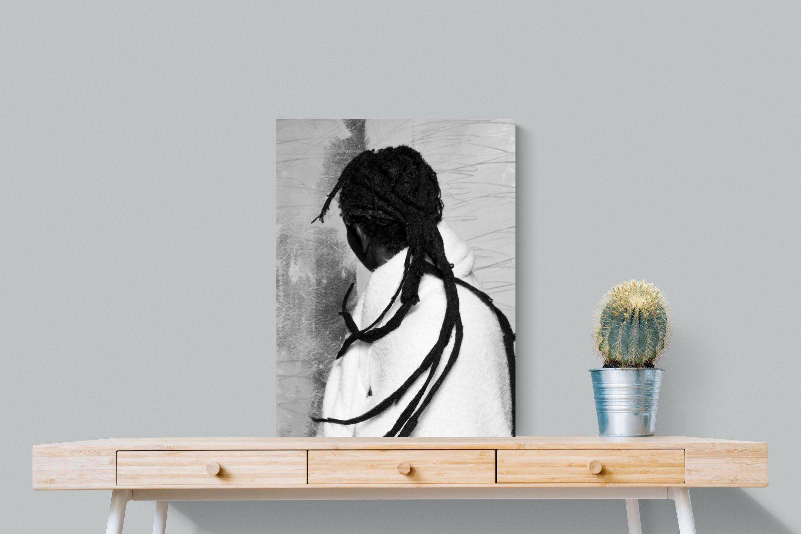 Robed Artist-Wall_Art-60 x 80cm-Mounted Canvas-No Frame-Pixalot