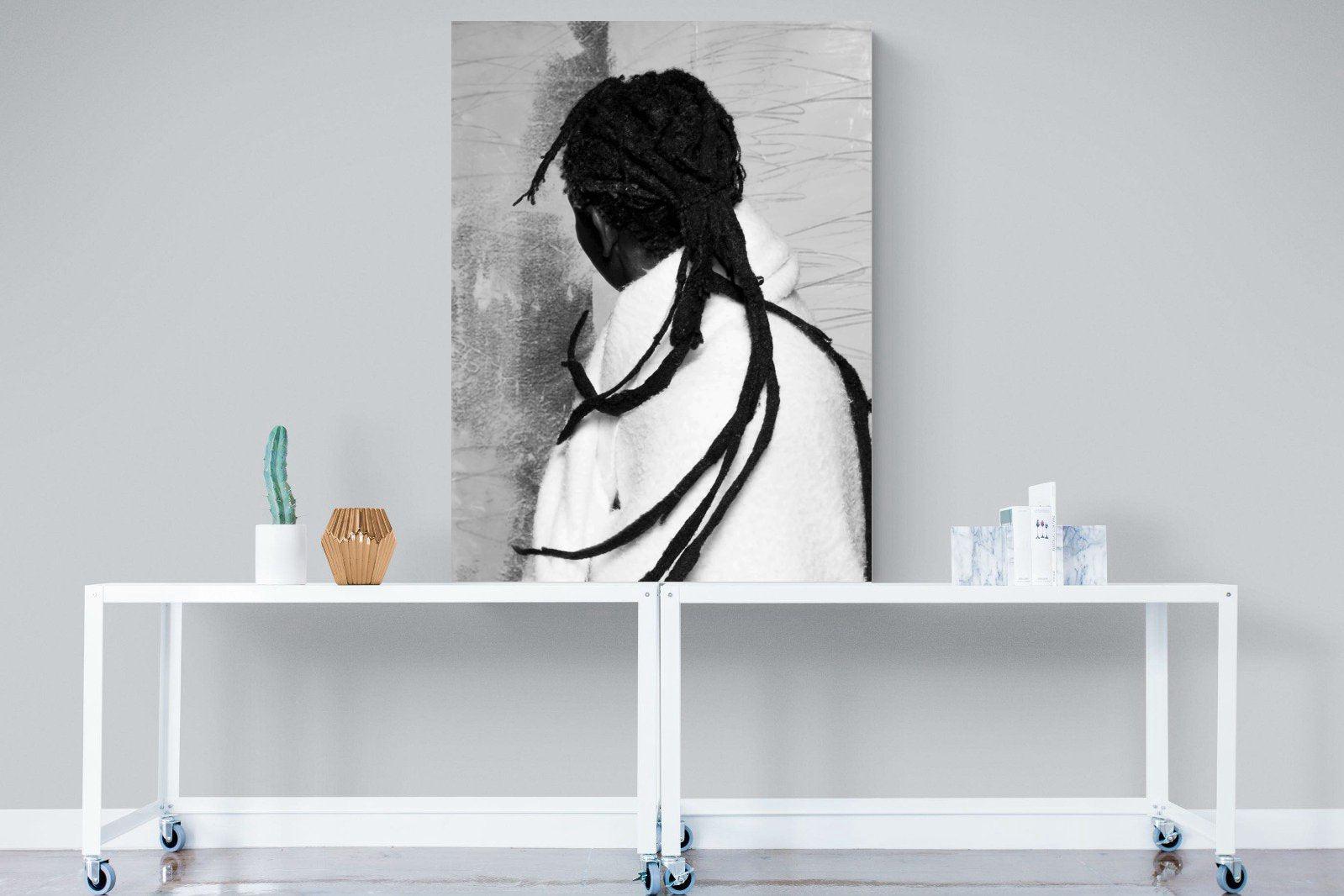 Robed Artist-Wall_Art-90 x 120cm-Mounted Canvas-No Frame-Pixalot