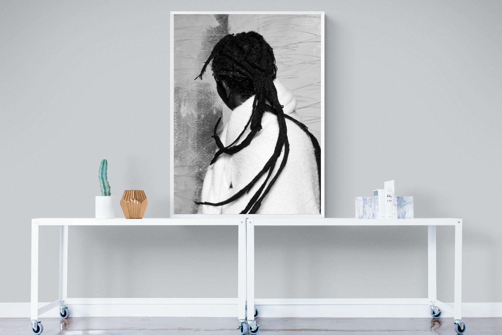 Robed Artist-Wall_Art-90 x 120cm-Mounted Canvas-White-Pixalot