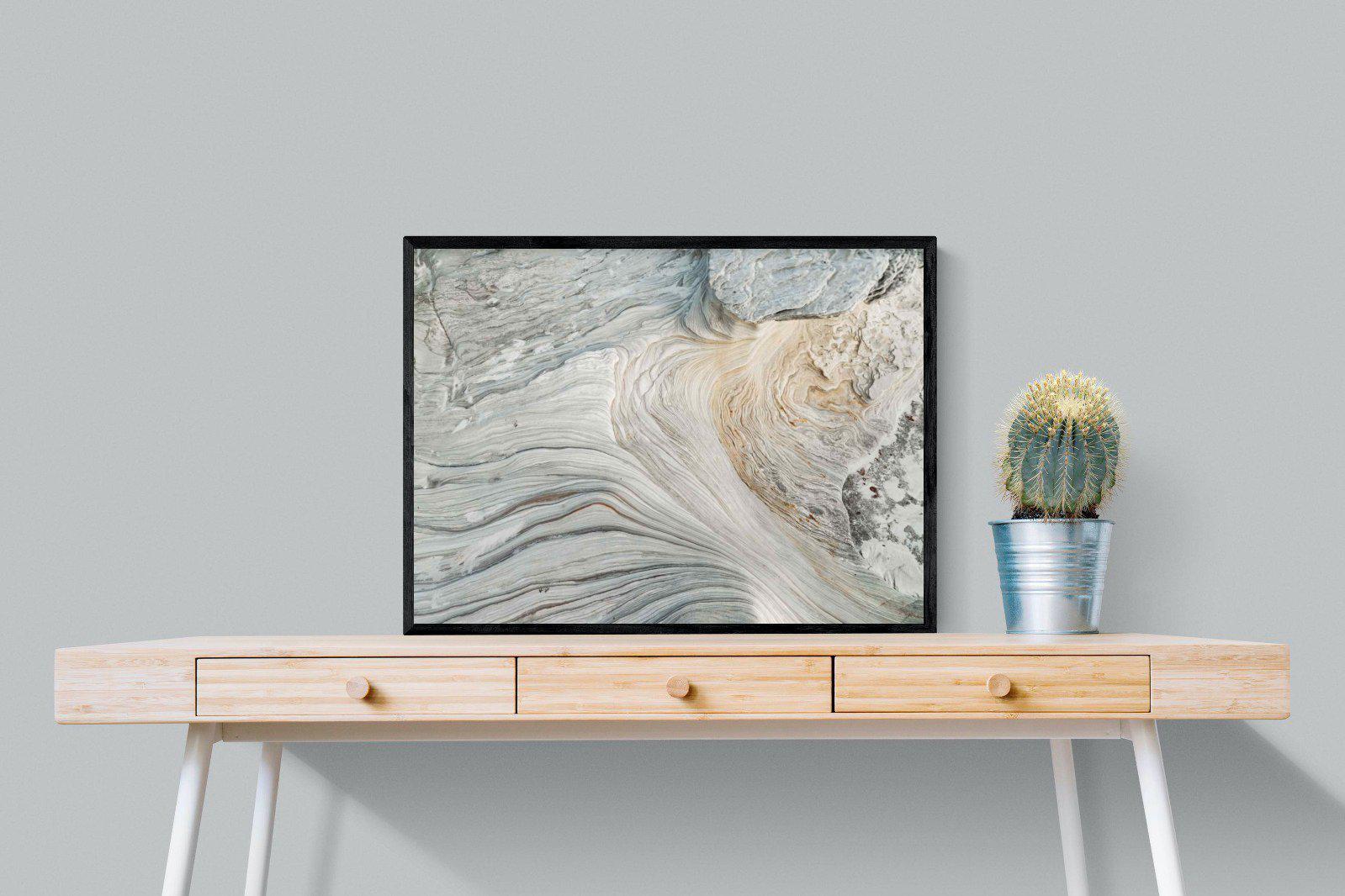 Rock Formation-Wall_Art-80 x 60cm-Mounted Canvas-Black-Pixalot