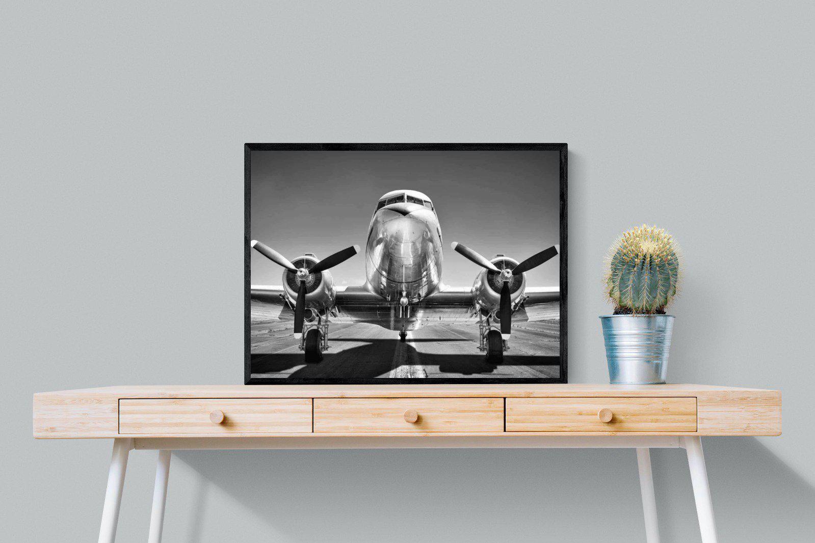 Runway-Wall_Art-80 x 60cm-Mounted Canvas-Black-Pixalot