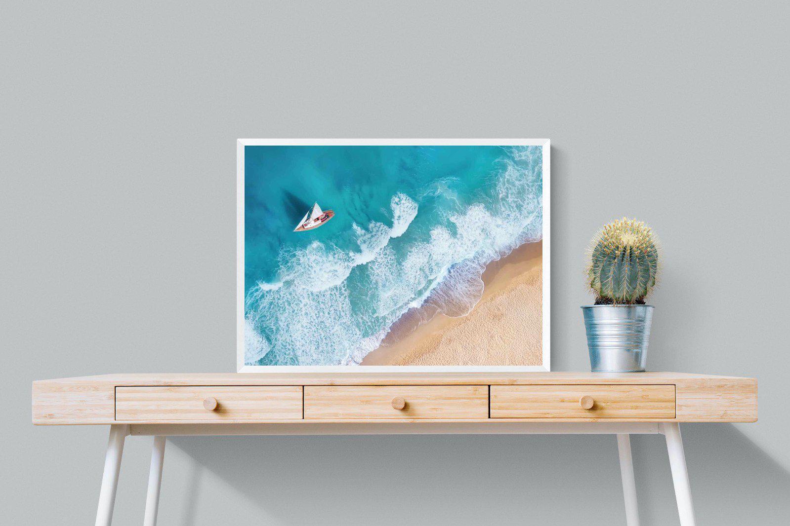 Sail Away-Wall_Art-80 x 60cm-Mounted Canvas-White-Pixalot