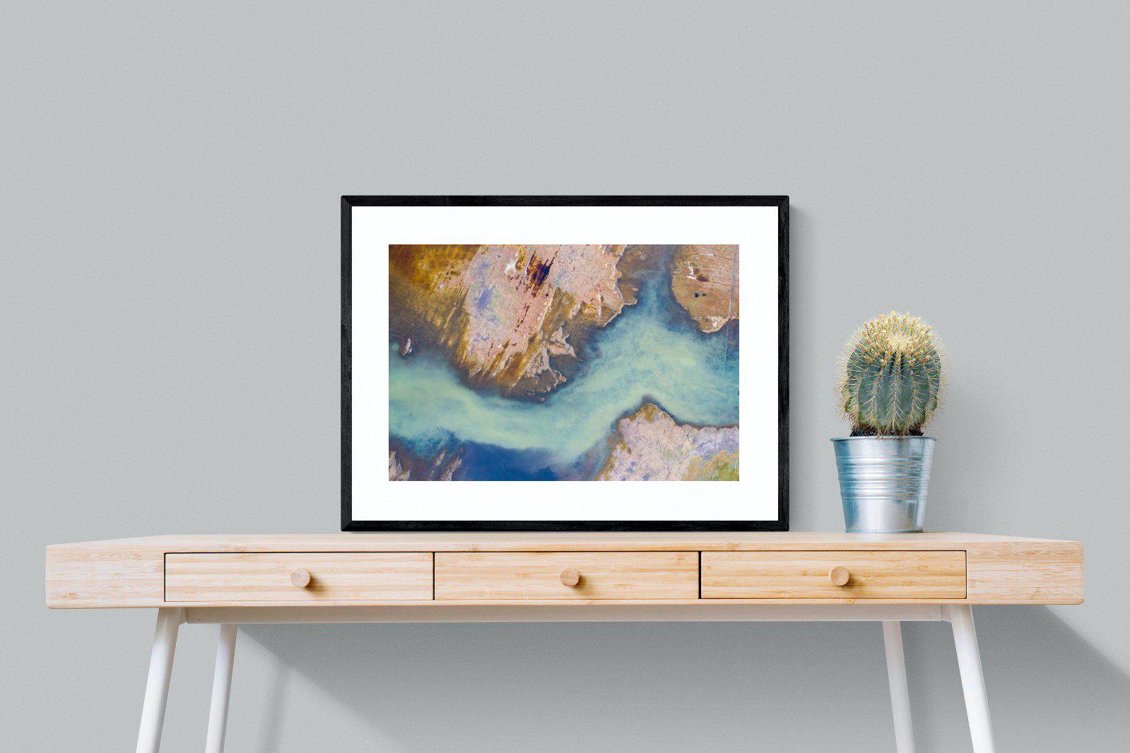 Scraped Earth-Wall_Art-80 x 60cm-Framed Print-Black-Pixalot