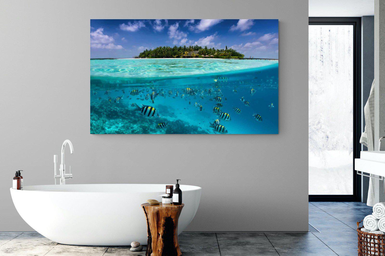 Scuba-Wall_Art-180 x 110cm-Mounted Canvas-No Frame-Pixalot