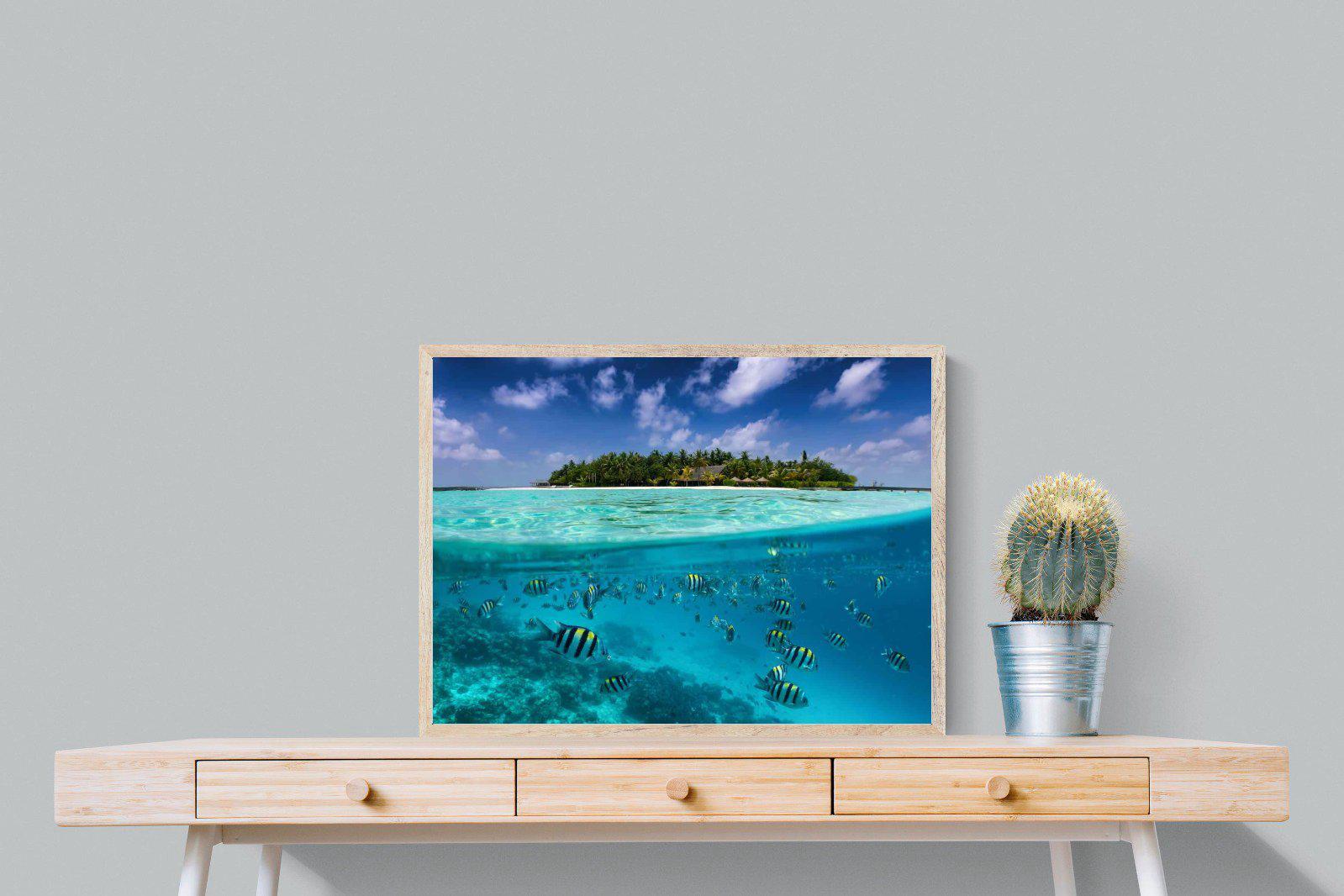 Scuba-Wall_Art-80 x 60cm-Mounted Canvas-Wood-Pixalot