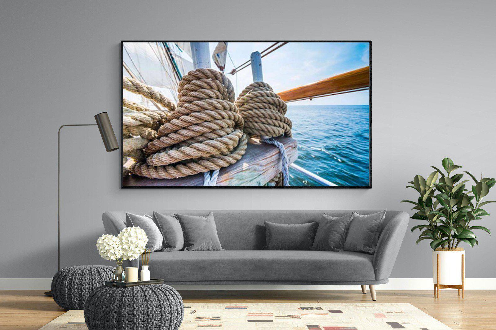 Set Sail-Wall_Art-220 x 130cm-Mounted Canvas-Black-Pixalot