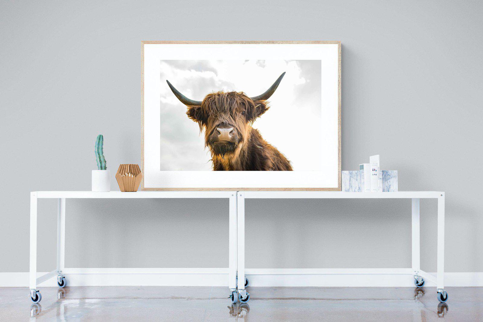 Shaggy-Wall_Art-120 x 90cm-Framed Print-Wood-Pixalot