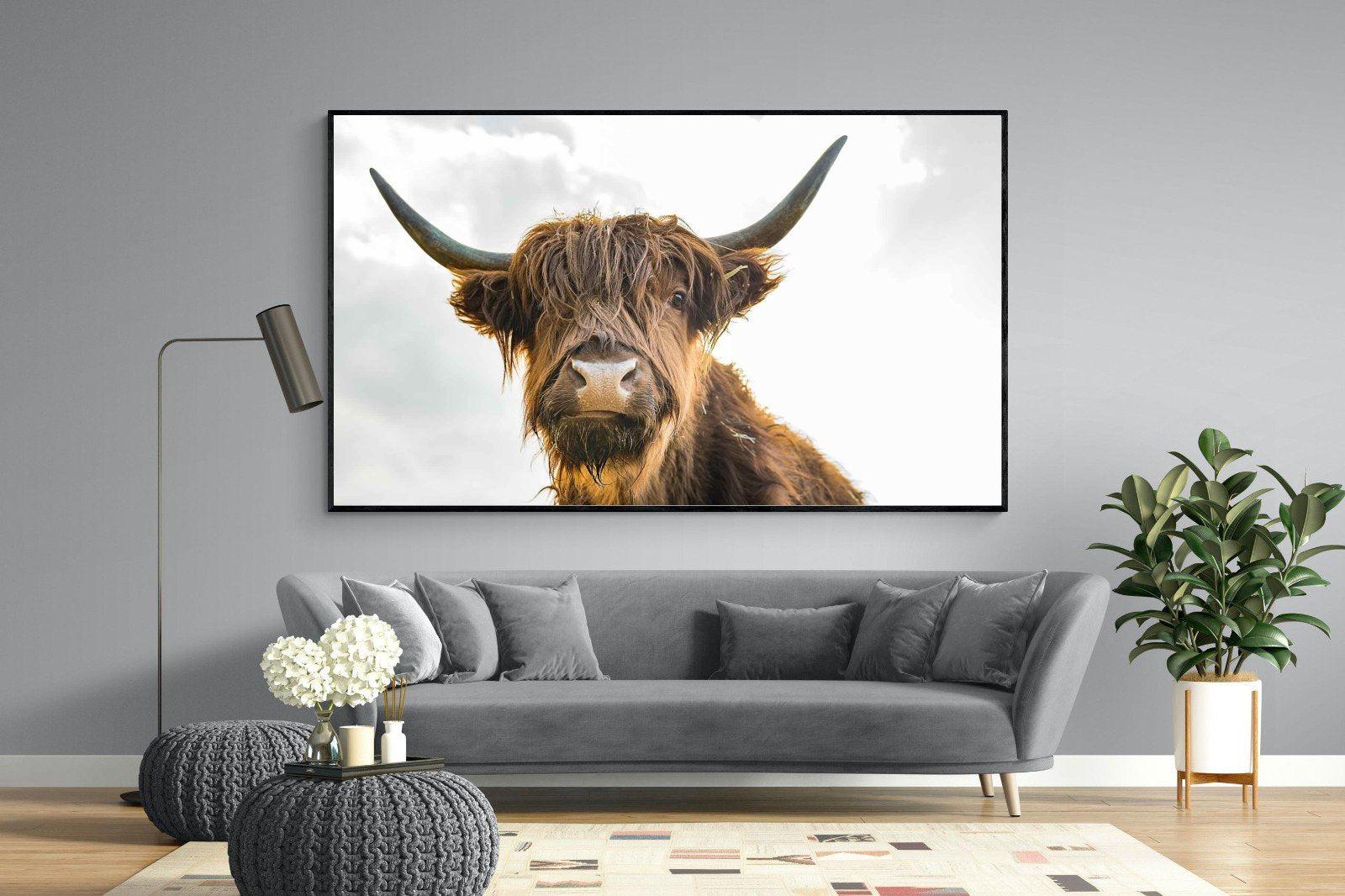 Shaggy-Wall_Art-220 x 130cm-Mounted Canvas-Black-Pixalot