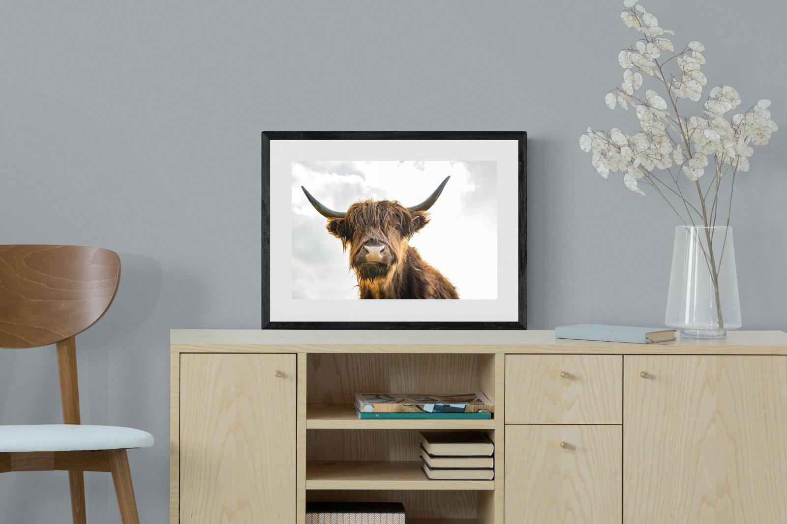 Shaggy-Wall_Art-60 x 45cm-Framed Print-Black-Pixalot