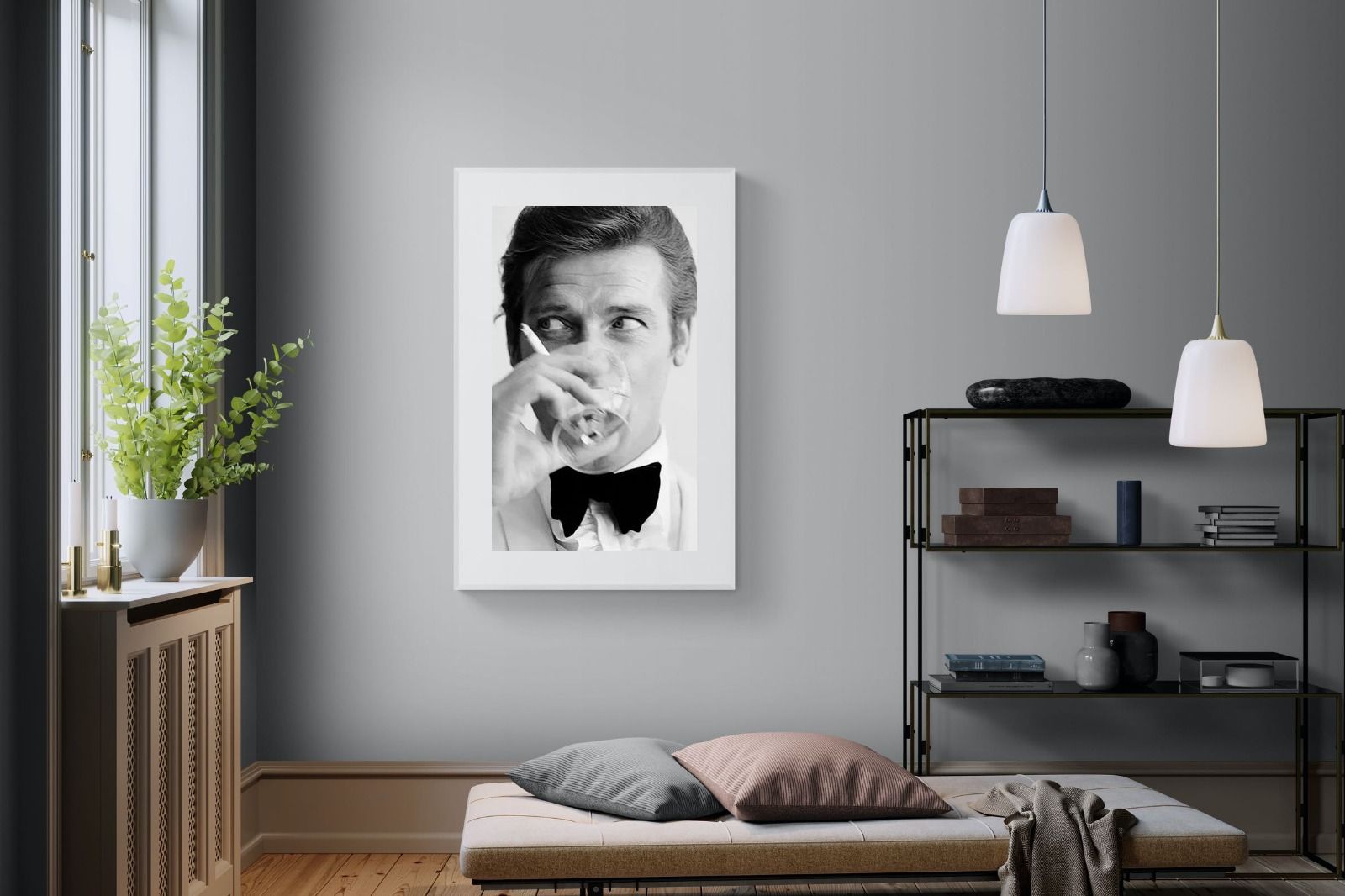 Shaken not Stirred-Wall_Art-100 x 150cm-Framed Print-White-Pixalot