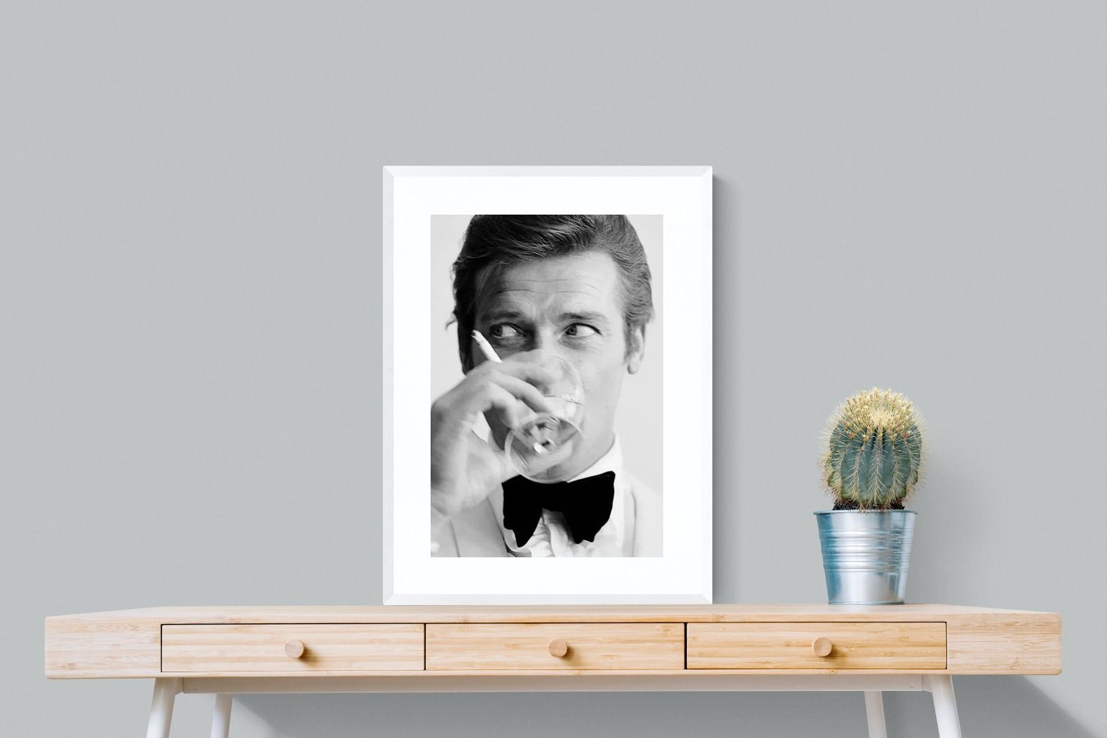 Shaken not Stirred-Wall_Art-60 x 80cm-Framed Print-White-Pixalot