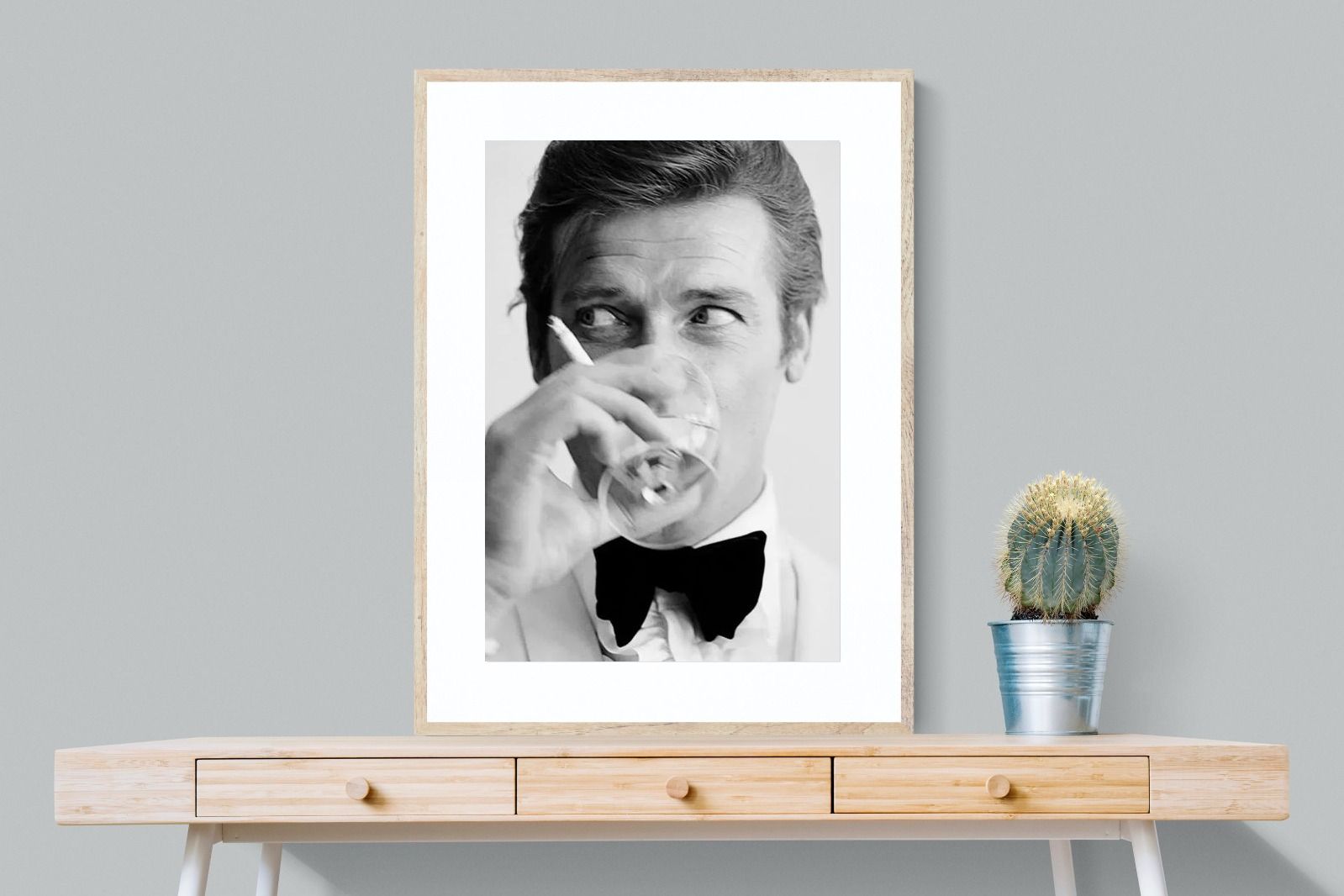 Shaken not Stirred-Wall_Art-75 x 100cm-Framed Print-Wood-Pixalot