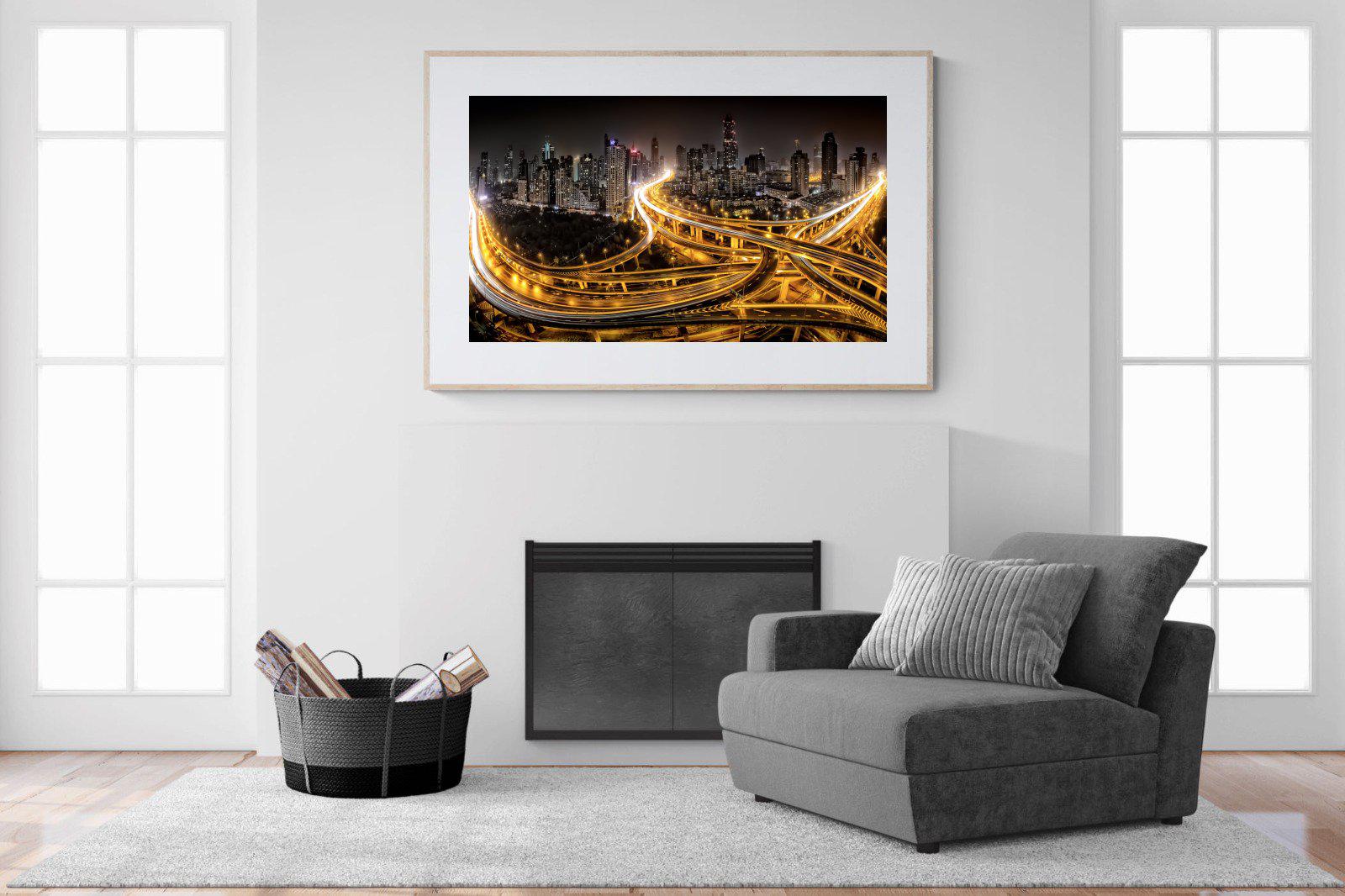 Shanghai-Wall_Art-150 x 100cm-Framed Print-Wood-Pixalot