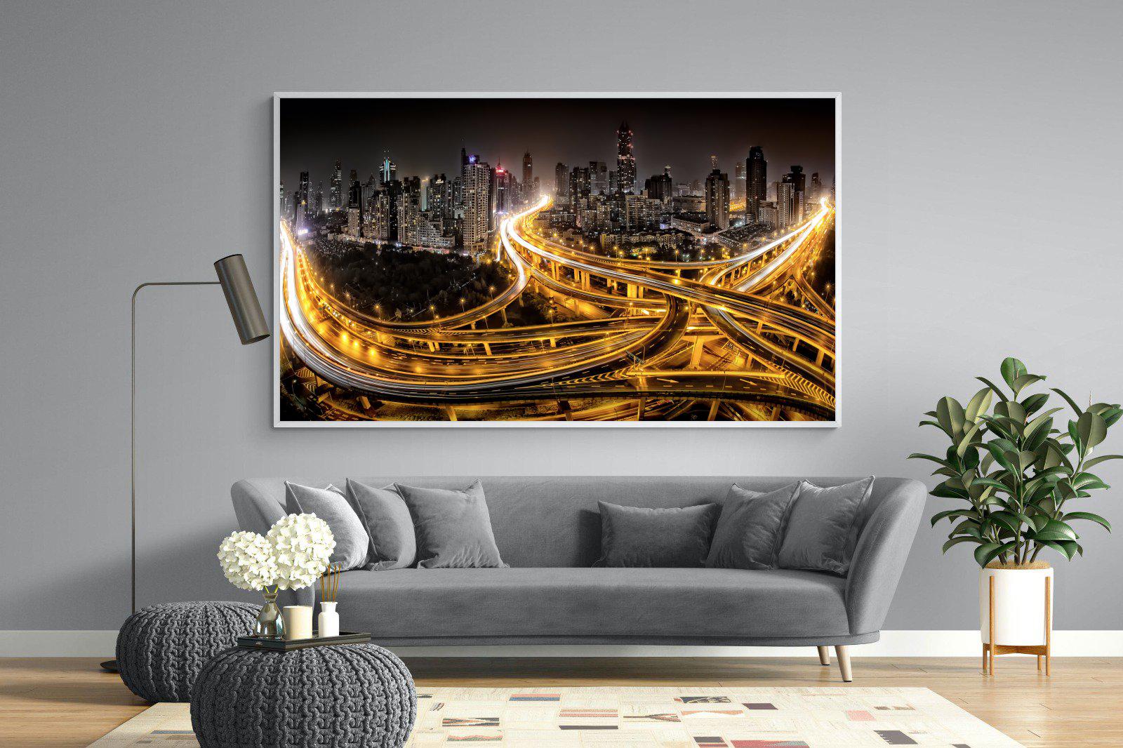 Shanghai-Wall_Art-220 x 130cm-Mounted Canvas-White-Pixalot