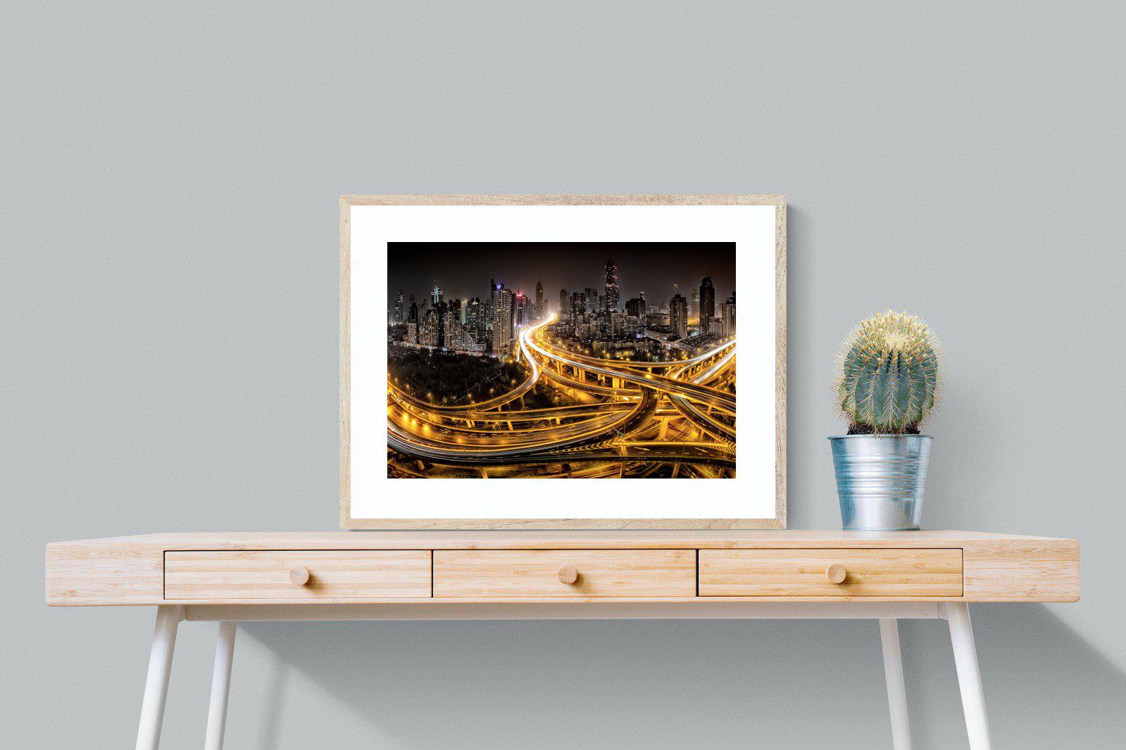 Shanghai-Wall_Art-80 x 60cm-Framed Print-Wood-Pixalot