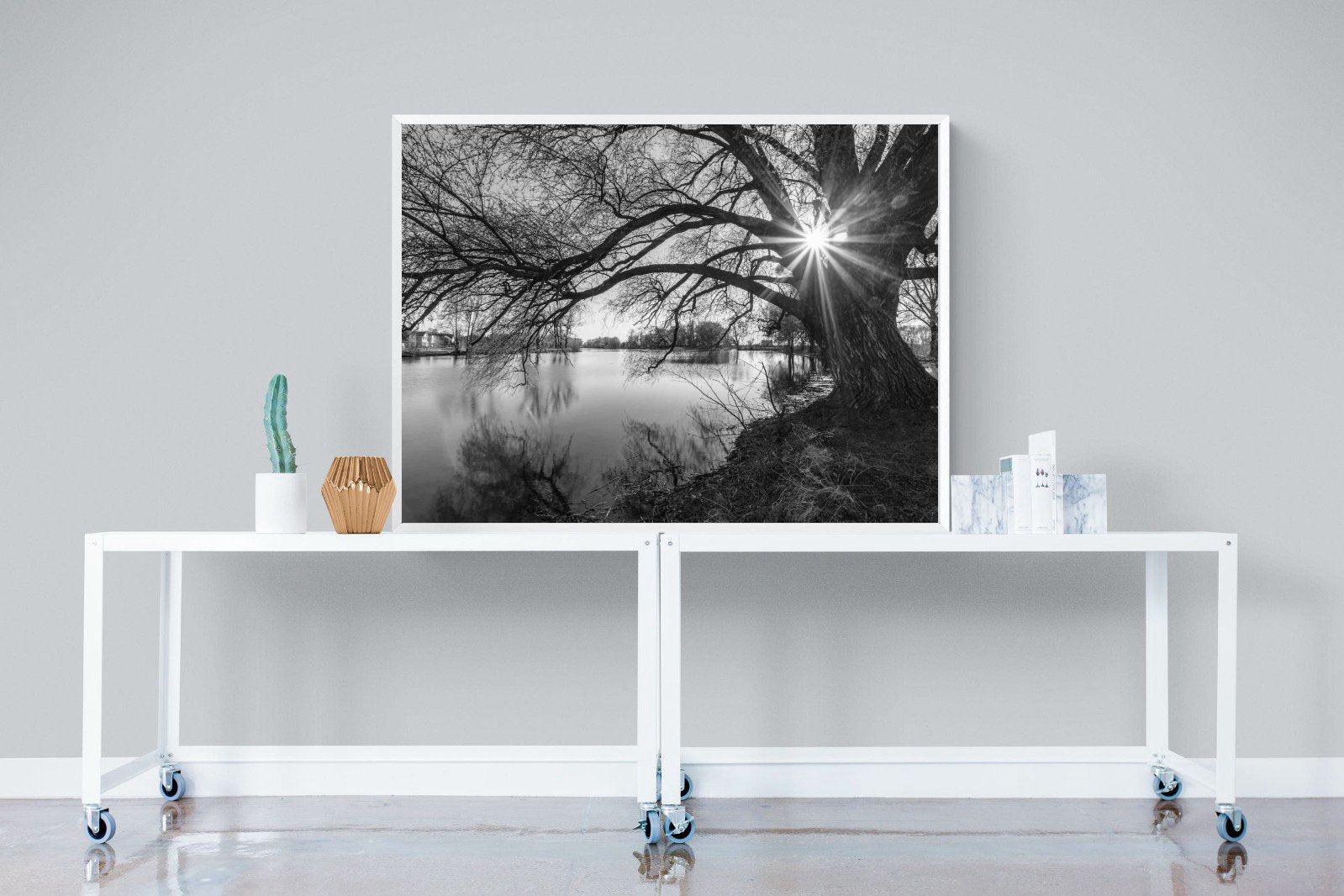 Shards of Light-Wall_Art-120 x 90cm-Mounted Canvas-White-Pixalot