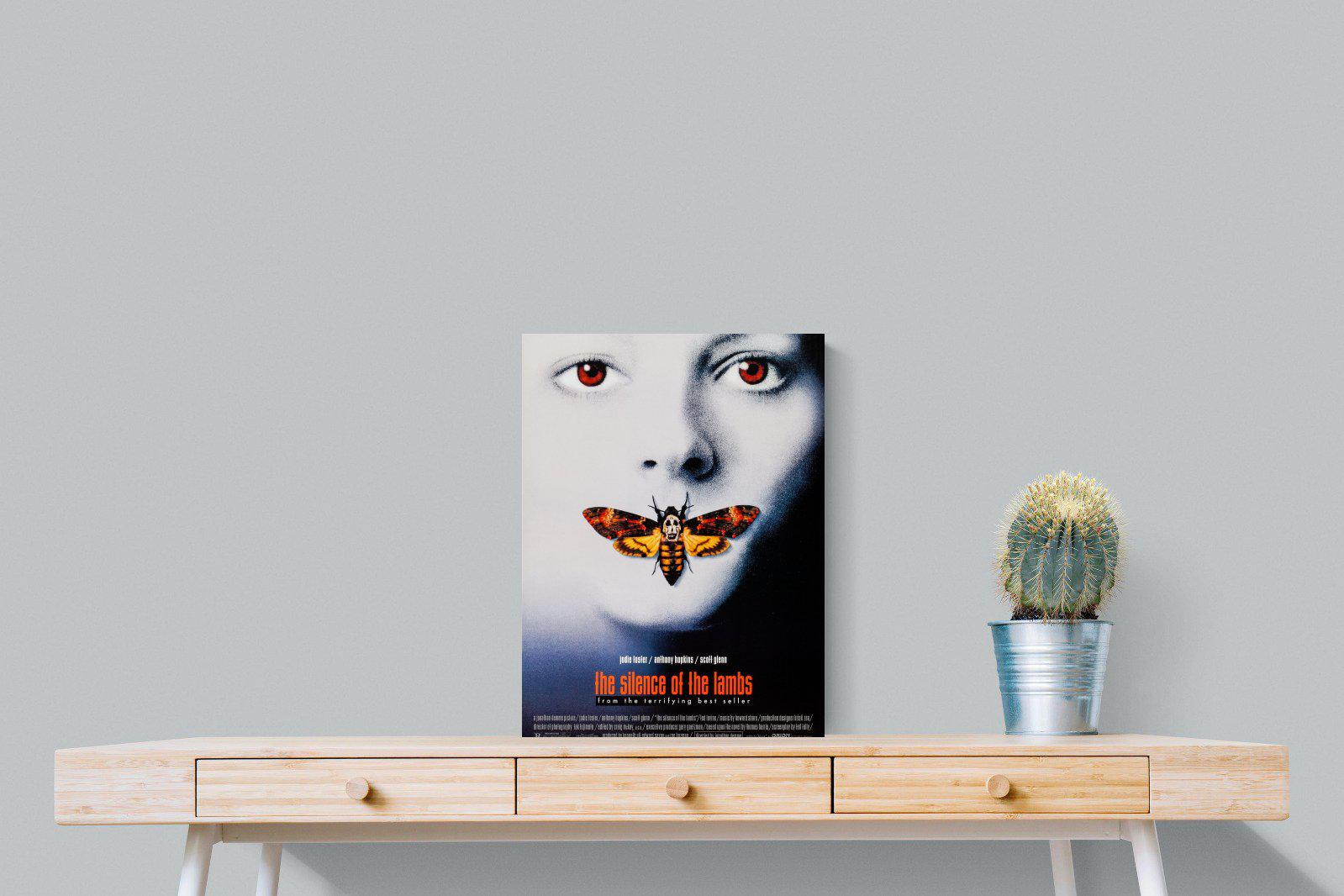 Silence of the Lambs-Wall_Art-45 x 60cm-Mounted Canvas-No Frame-Pixalot