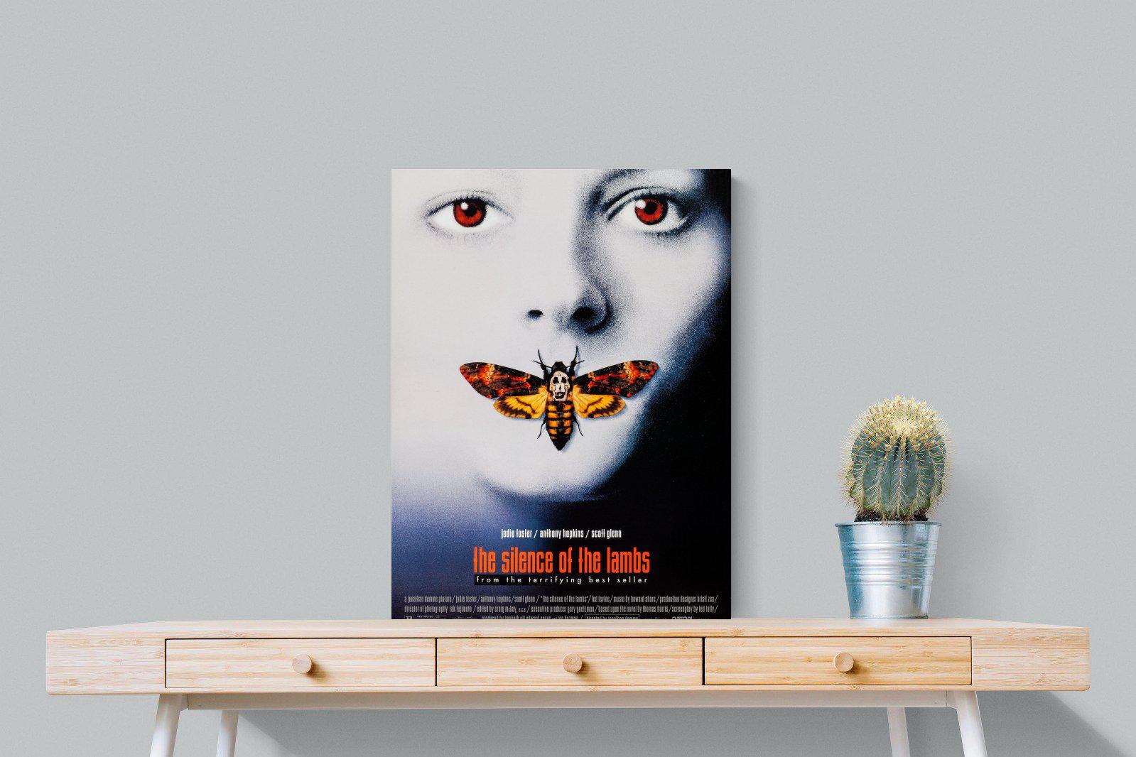 Silence of the Lambs-Wall_Art-60 x 80cm-Mounted Canvas-No Frame-Pixalot