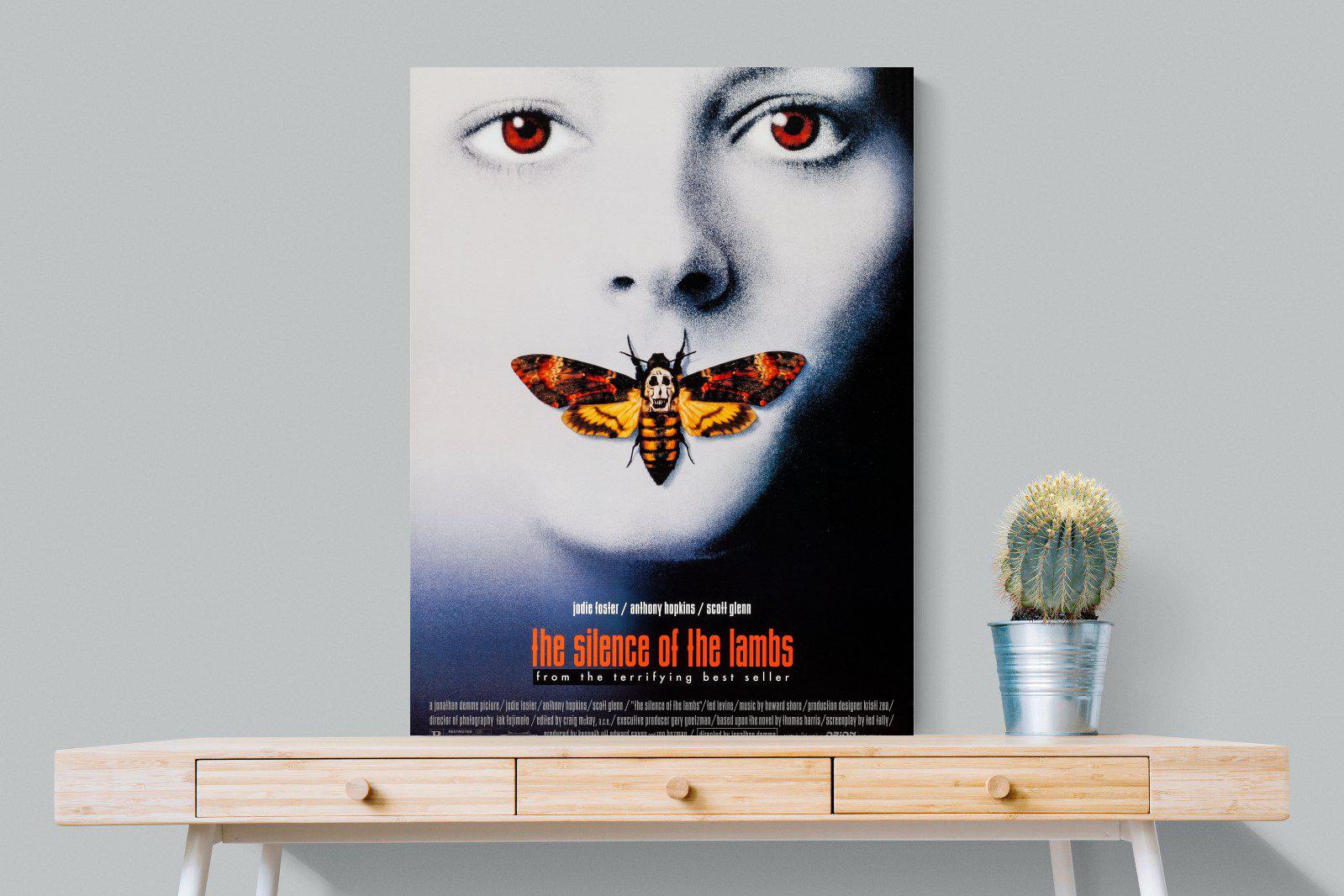 Silence of the Lambs-Wall_Art-75 x 100cm-Mounted Canvas-No Frame-Pixalot