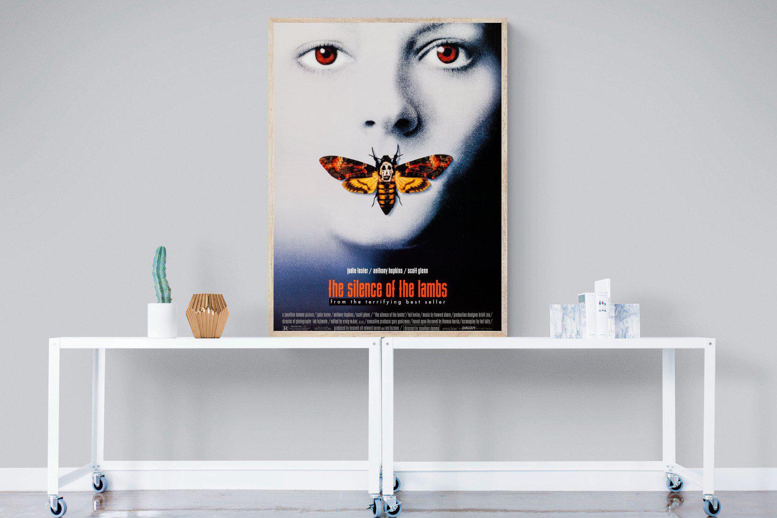 Silence of the Lambs-Wall_Art-90 x 120cm-Mounted Canvas-Wood-Pixalot