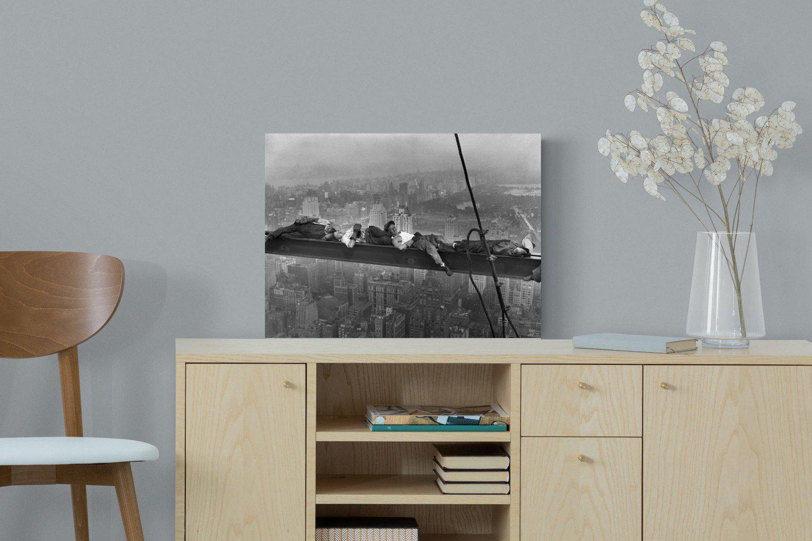 Sleeping Above Manhattan-Wall_Art-60 x 45cm-Mounted Canvas-No Frame-Pixalot