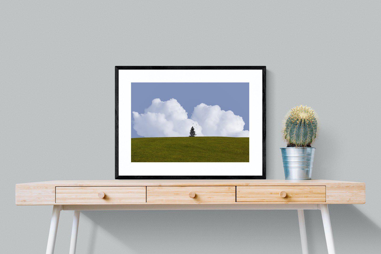 Solitude-Wall_Art-80 x 60cm-Framed Print-Black-Pixalot