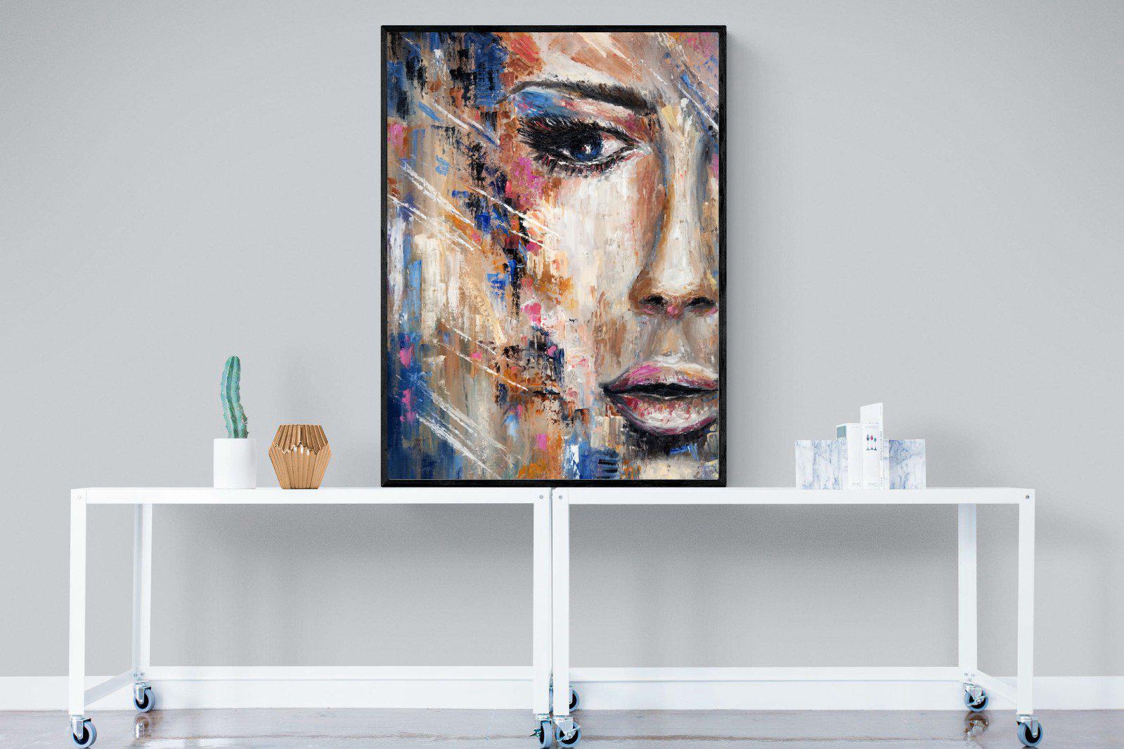 Sophia-Wall_Art-90 x 120cm-Mounted Canvas-Black-Pixalot