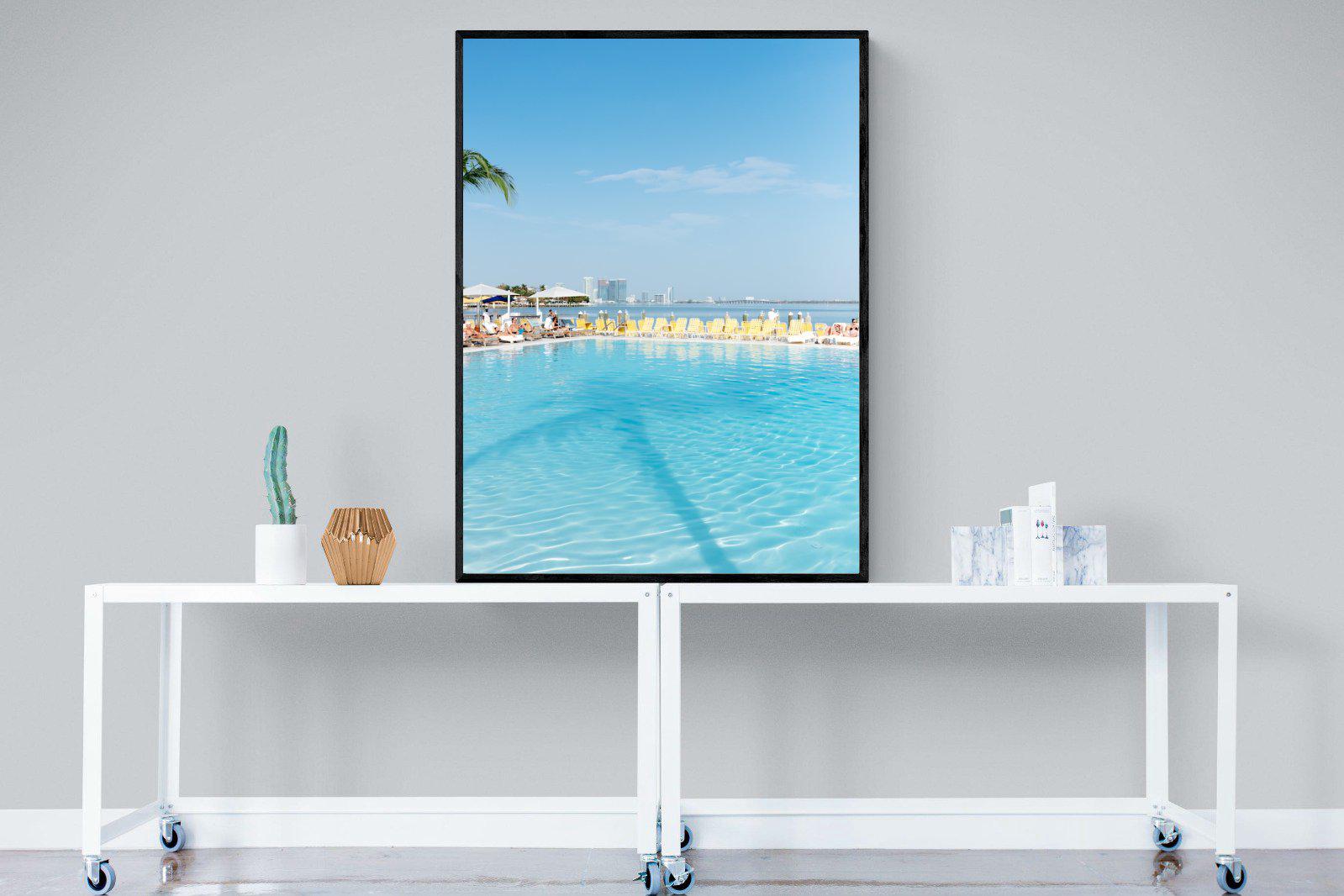 Spa Day-Wall_Art-90 x 120cm-Mounted Canvas-Black-Pixalot