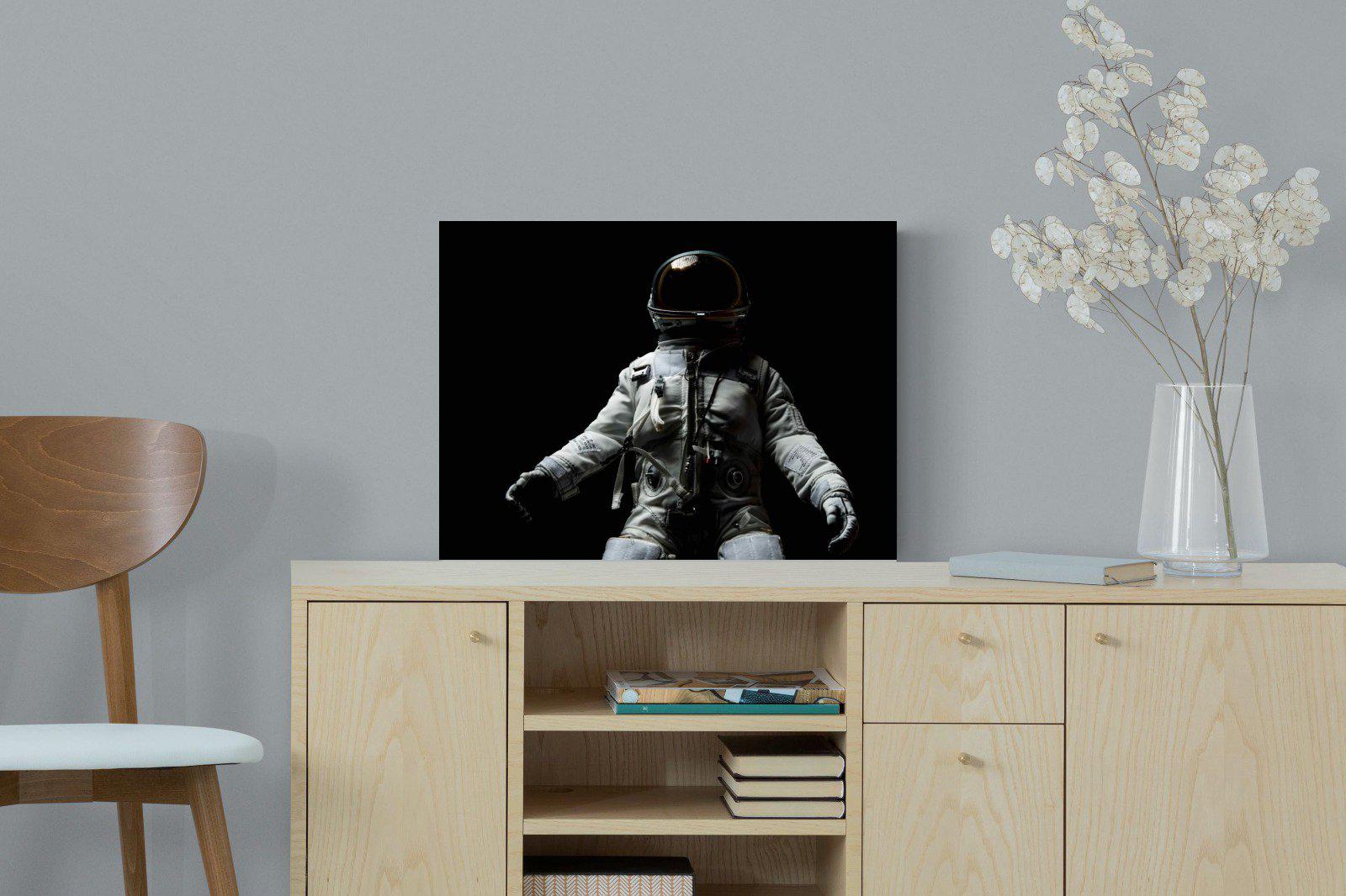 Space Walk-Wall_Art-60 x 45cm-Mounted Canvas-No Frame-Pixalot